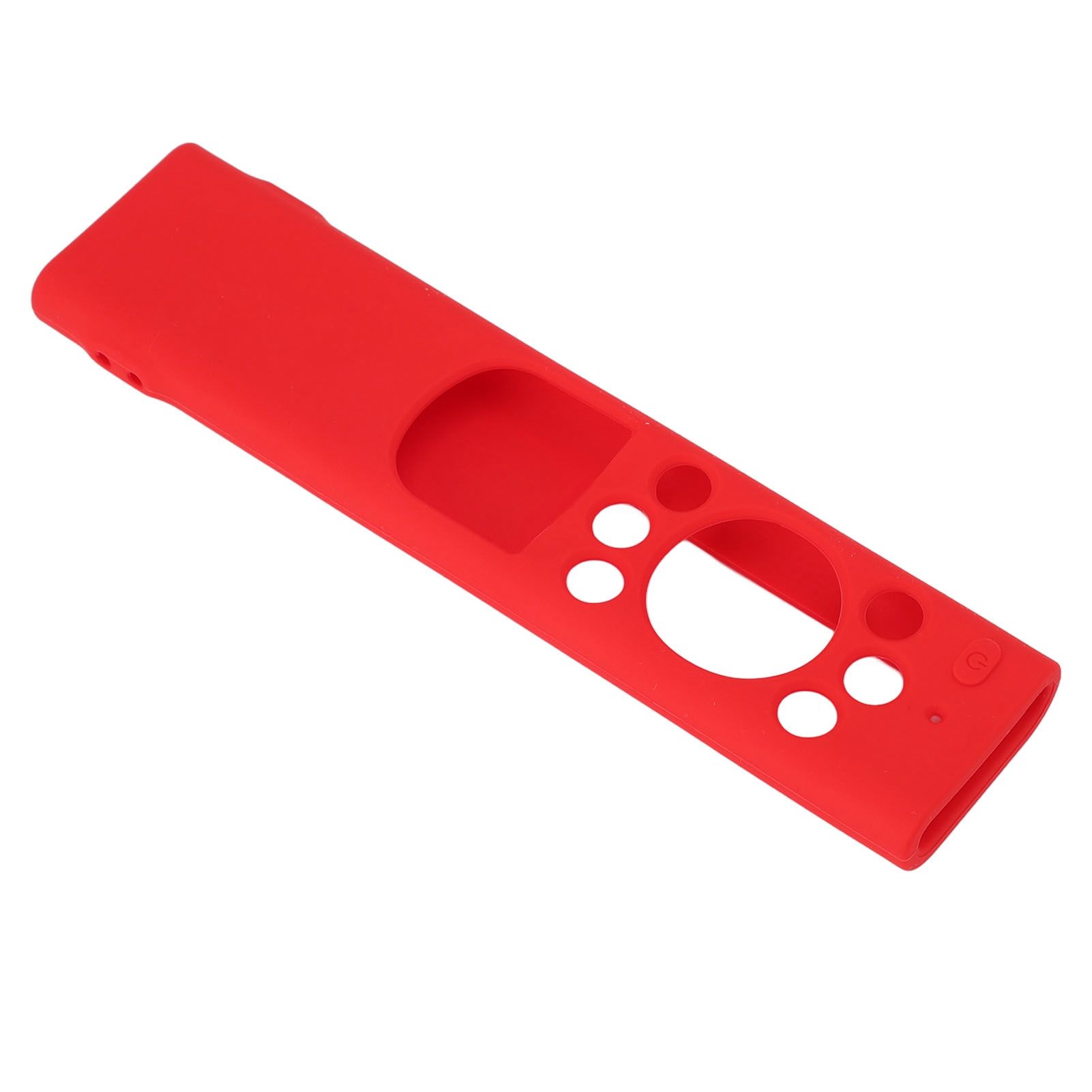 Anti Drop Remote Control Silicone Protective Cover Solar Cell Remote Control Replacement Cover for Samsung TM2180EcoBN59 Red - Image 2