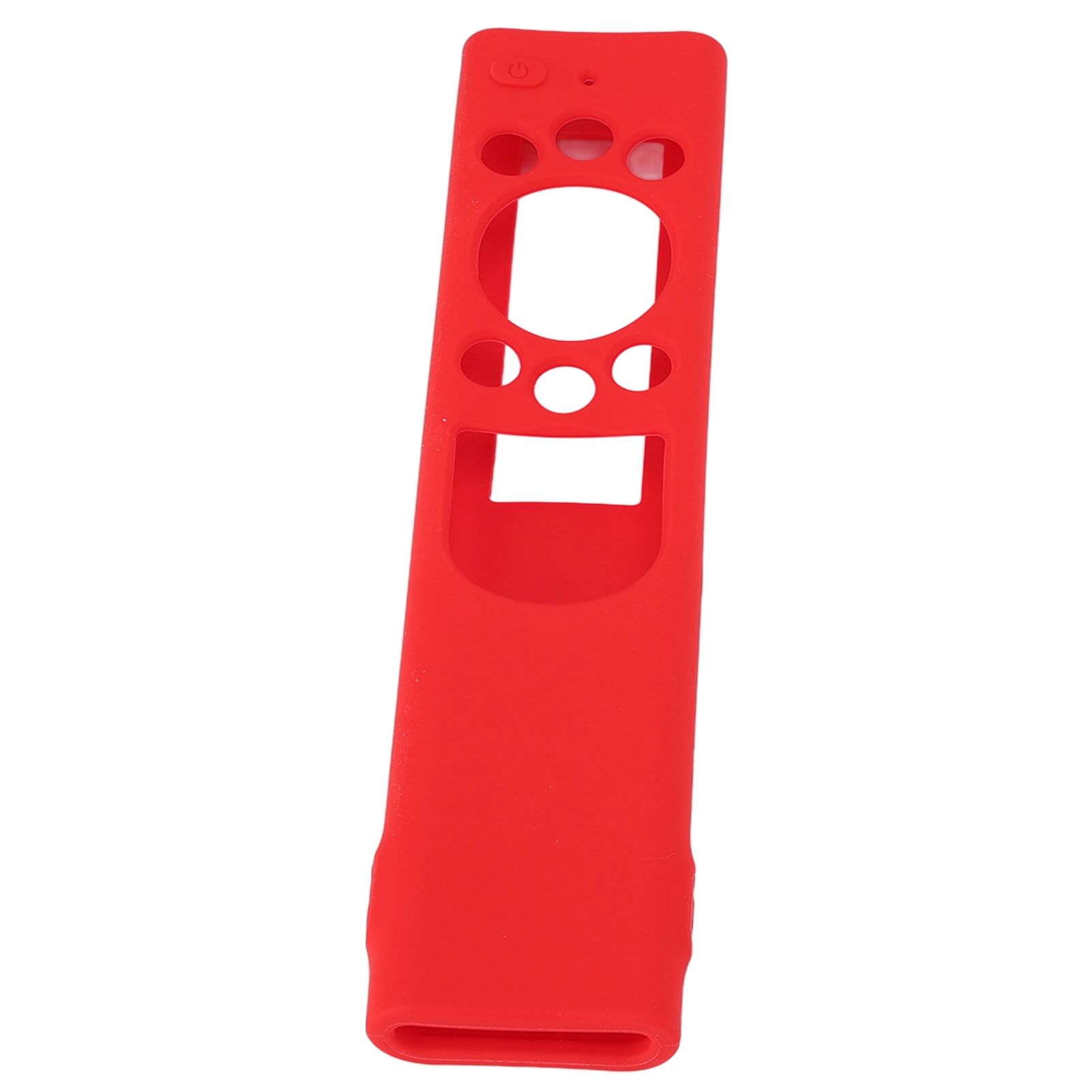 Anti Drop Remote Control Silicone Protective Cover Solar Cell Remote Control Replacement Cover for Samsung TM2180EcoBN59 Red - Image 4