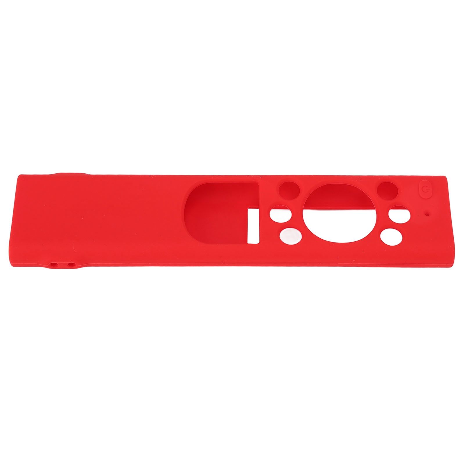 Anti Drop Remote Control Silicone Protective Cover Solar Cell Remote Control Replacement Cover for Samsung TM2180EcoBN59 Red - Image 5