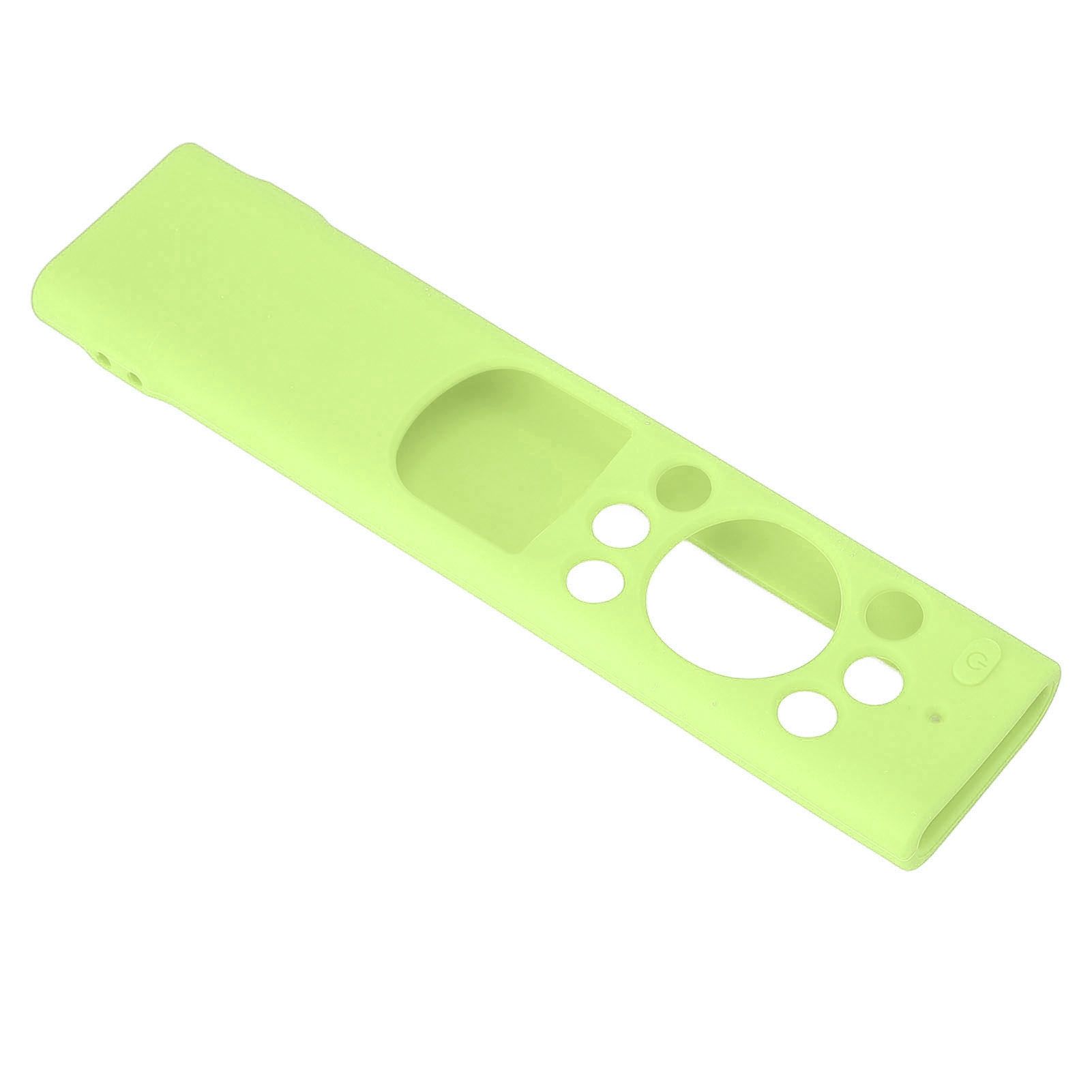 Anti Drop Remote Control Silicone Protective Cover Solar Cell Remote Control Replacement Cover for Samsung TM2180EcoBN59 Luminous Green - Image 2