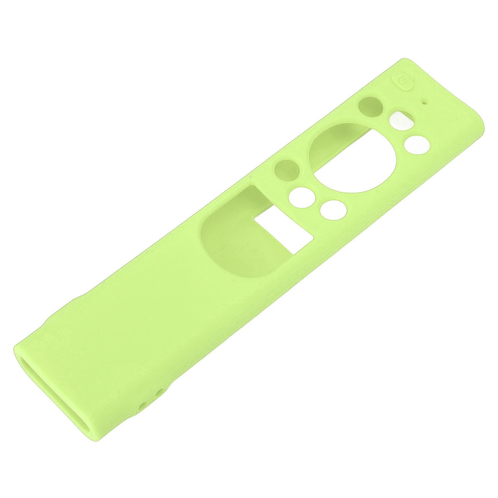Anti Drop Remote Control Silicone Protective Cover Solar Cell Remote Control Replacement Cover for Samsung TM2180EcoBN59 Luminous Green - Image 3