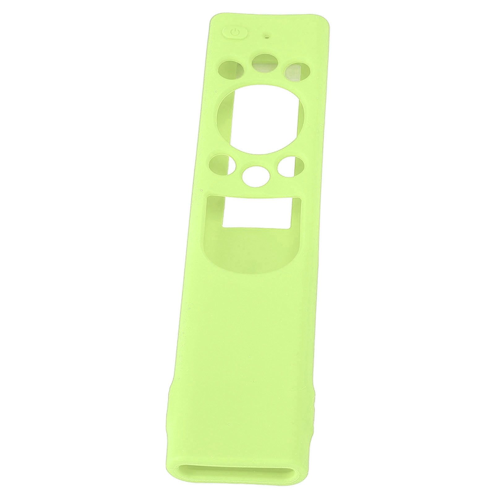 Anti Drop Remote Control Silicone Protective Cover Solar Cell Remote Control Replacement Cover for Samsung TM2180EcoBN59 Luminous Green - Image 4
