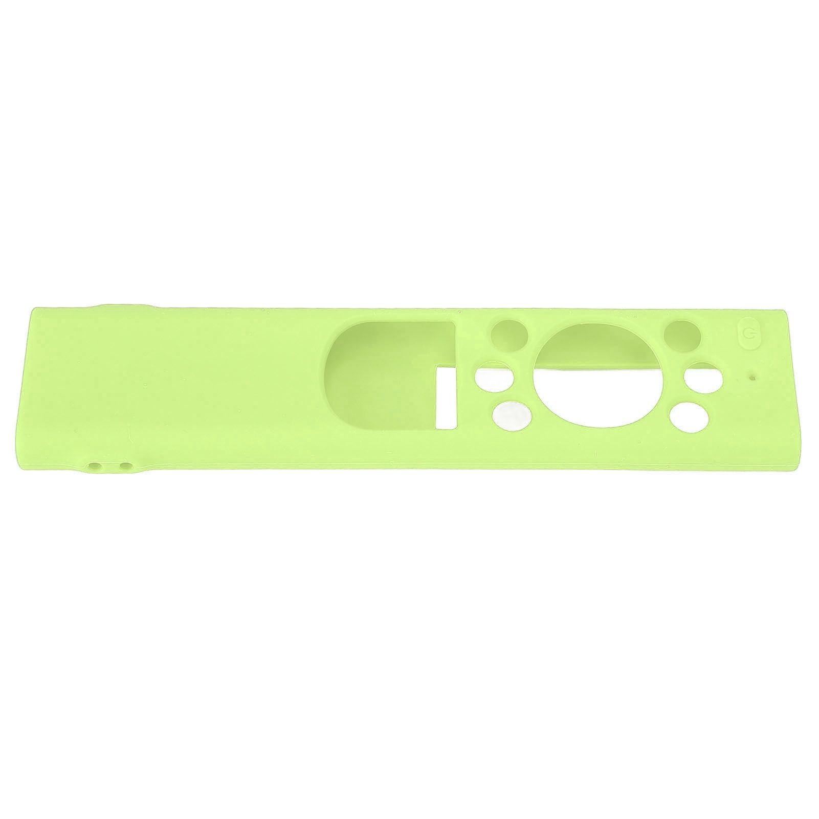 Anti Drop Remote Control Silicone Protective Cover Solar Cell Remote Control Replacement Cover for Samsung TM2180EcoBN59 Luminous Green - Image 5