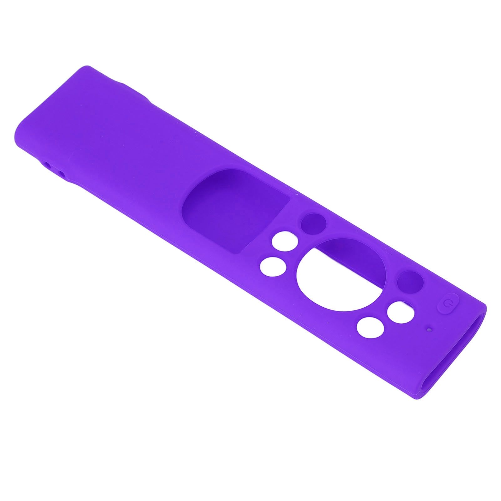 Anti Drop Remote Control Silicone Protective Cover Solar Cell Remote Control Replacement Cover for Samsung TM2180EcoBN59 Purple - Image 2