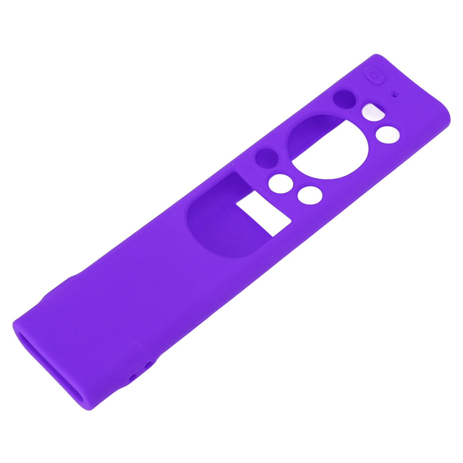 Anti Drop Remote Control Silicone Protective Cover Solar Cell Remote Control Replacement Cover for Samsung TM2180EcoBN59 Purple - Image 3