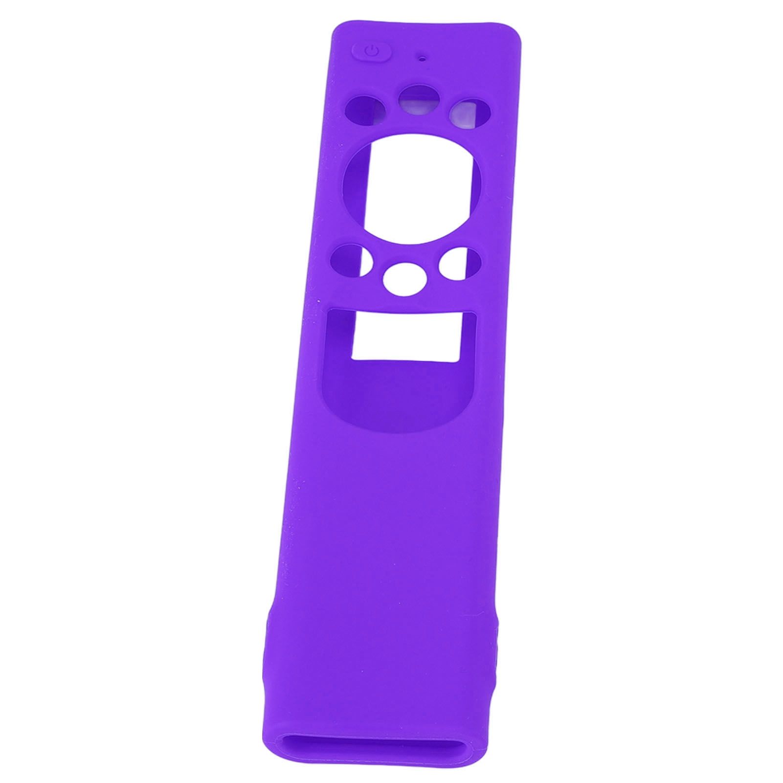 Anti Drop Remote Control Silicone Protective Cover Solar Cell Remote Control Replacement Cover for Samsung TM2180EcoBN59 Purple - Image 4
