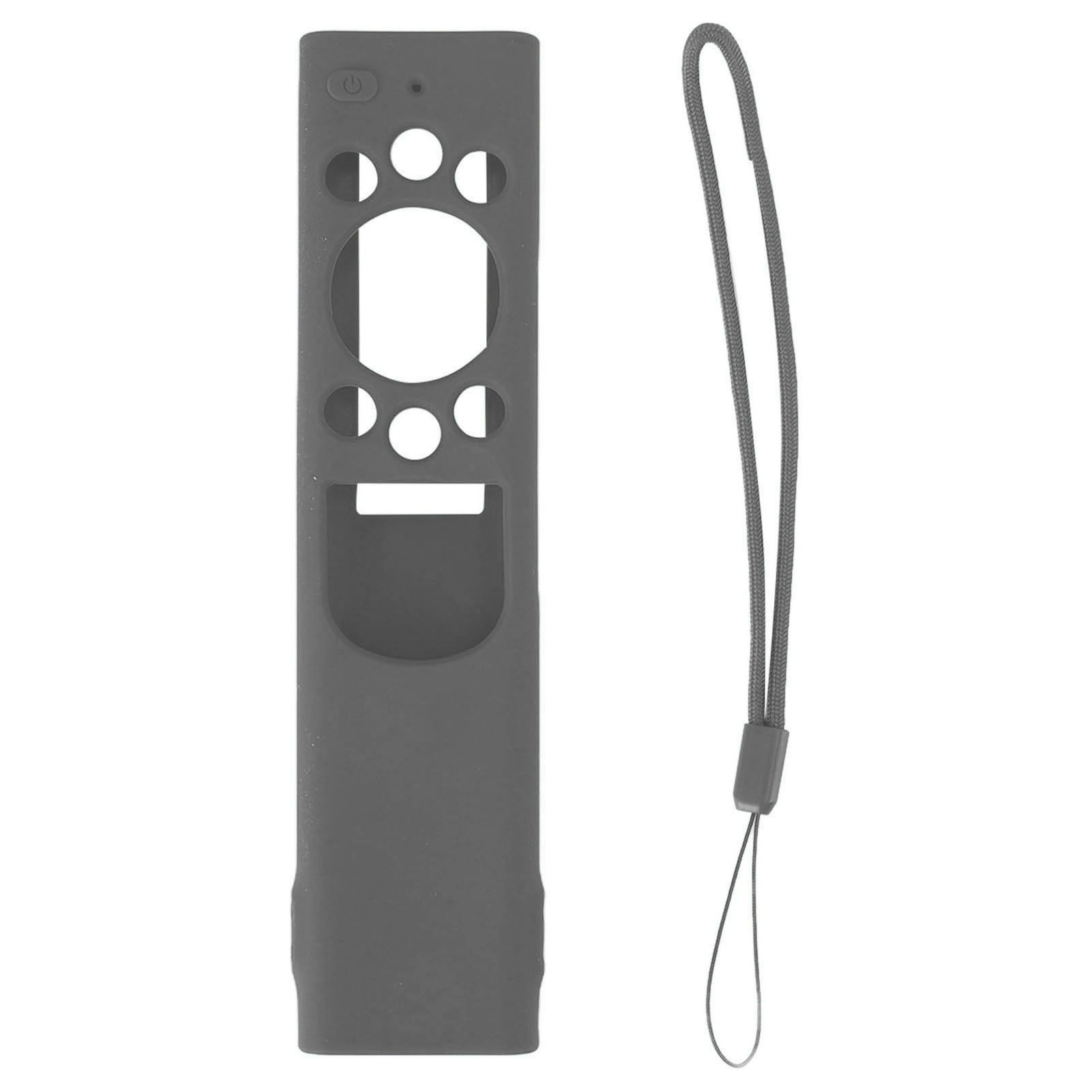Anti Drop Remote Control Silicone Protective Cover Solar Cell Remote Control Replacement Cover for Samsung TM2180EcoBN59 Grey - Image 1