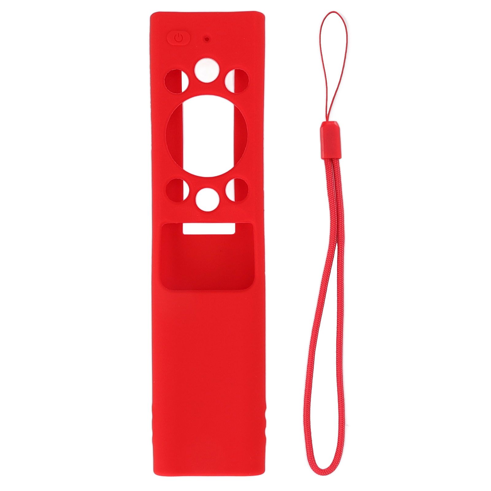 TV Remote Case Silicone Skin Friendly Anti Slip Washable Remote Protective Cover for SAMSUNG BN59 Red - Image 1