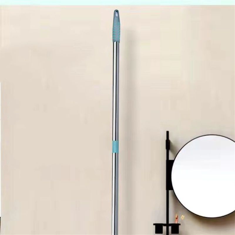 Floor Mop Dry Wet Dual Use Microfiber Free Hand Washing Flat Cleaning Tile Mop for Home Use Blue Mop, 2 Piece of Pads - Image 6