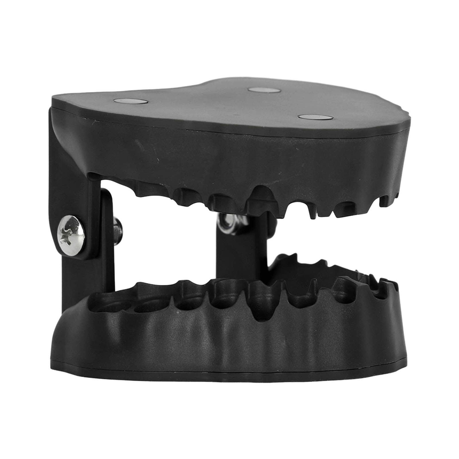 Denture Drill Bit Holder 28 Drill Bits Organizer Portable Denture Bit Holder with Magnet Black - Image 2