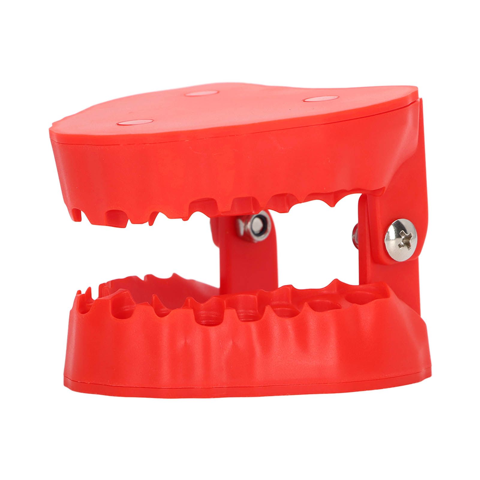 Denture Drill Bit Holder 28 Drill Bits Organizer Portable Denture Bit Holder with Magnet Red - Image 3