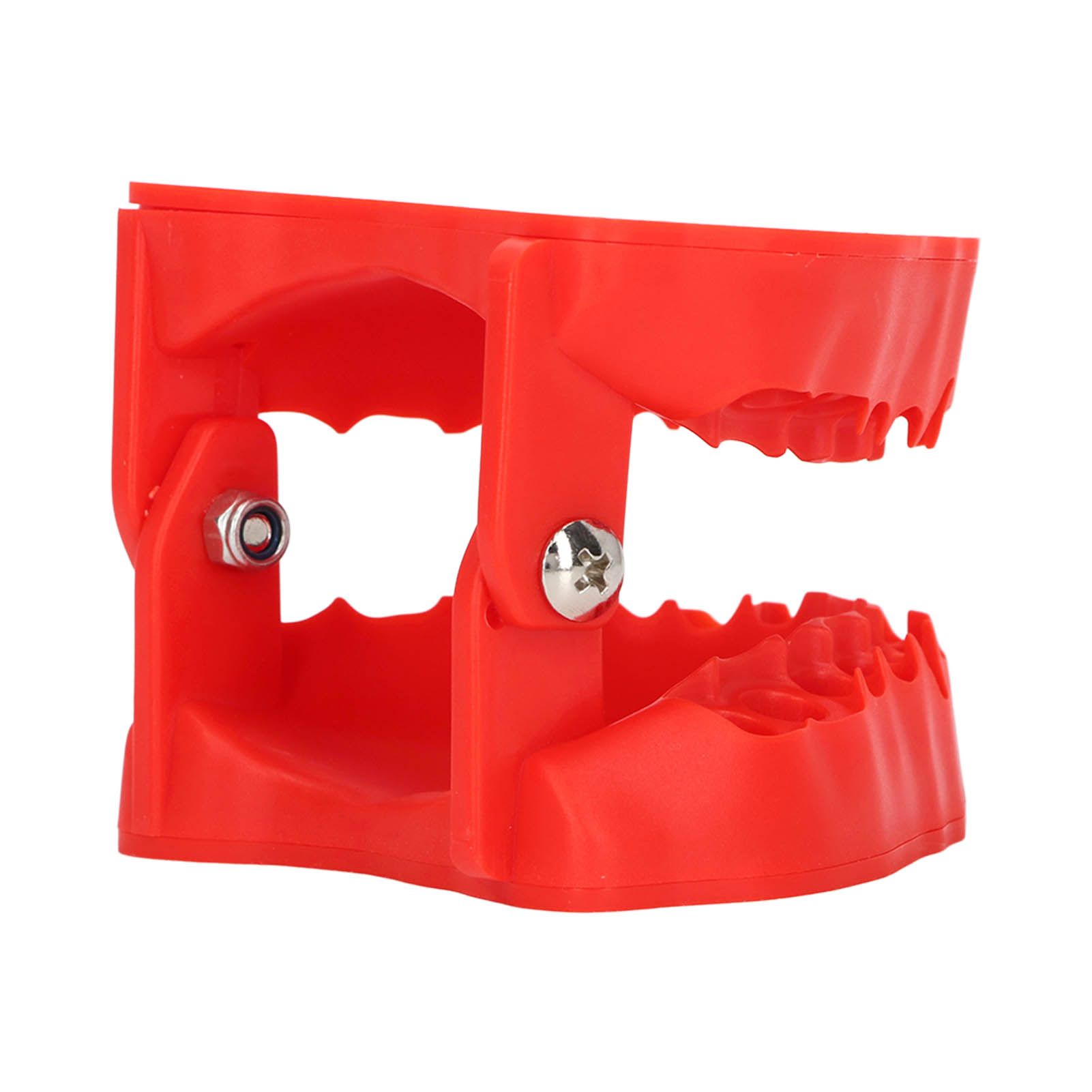 Denture Drill Bit Holder 28 Drill Bits Organizer Portable Denture Bit Holder with Magnet Red - Image 5