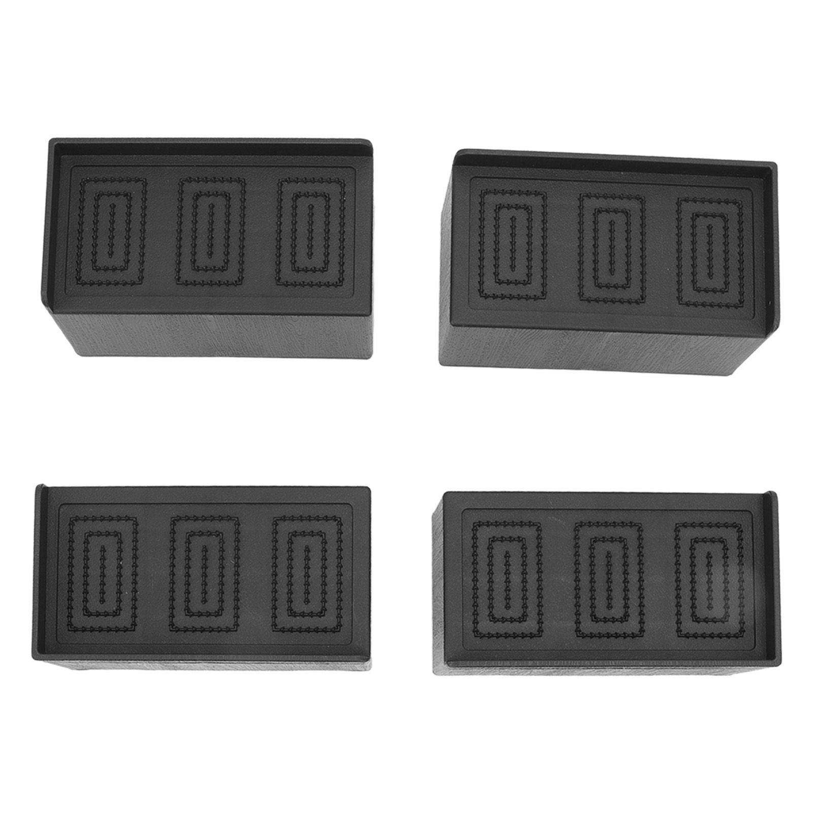 L Shape Rectangular Furniture Risers Rubber Stackable Sofa Risers for Table Couch Chair Bed - Image 2