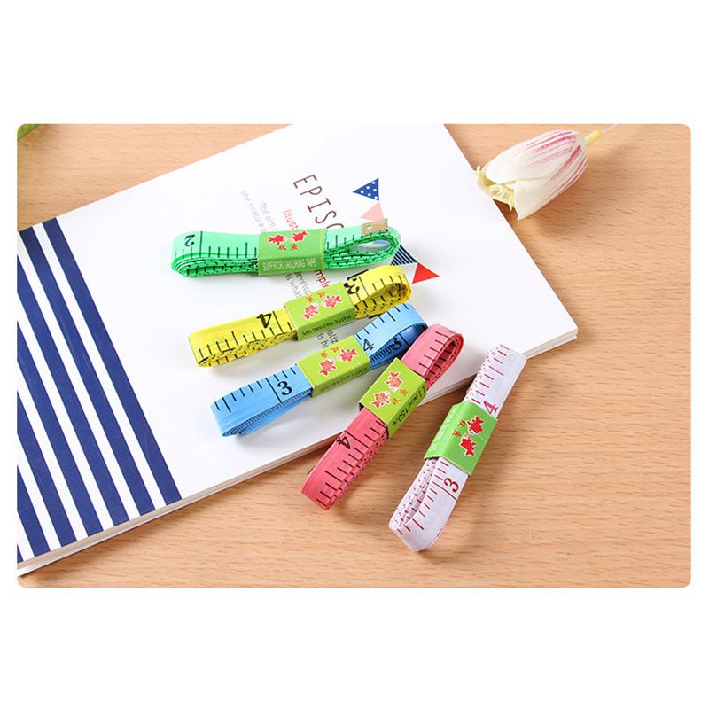 Soft Tape Measure Long Accurate Brilliant Color Cloth Tape Measure for Sewing Tailoring With Iron Head - Image 3