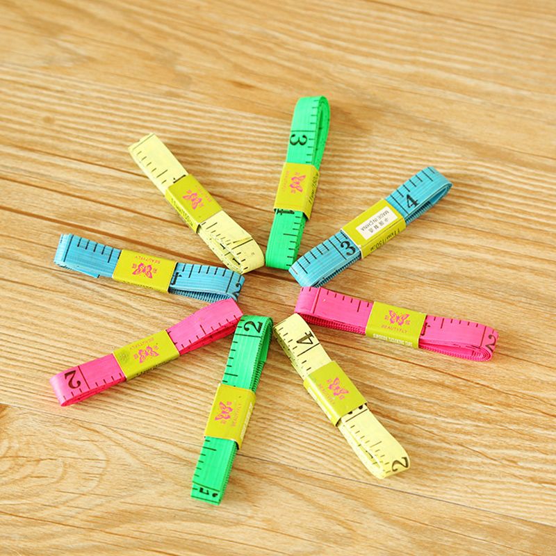 Soft Tape Measure Long Accurate Brilliant Color Cloth Tape Measure for Sewing Tailoring Without Iron Head - Image 2