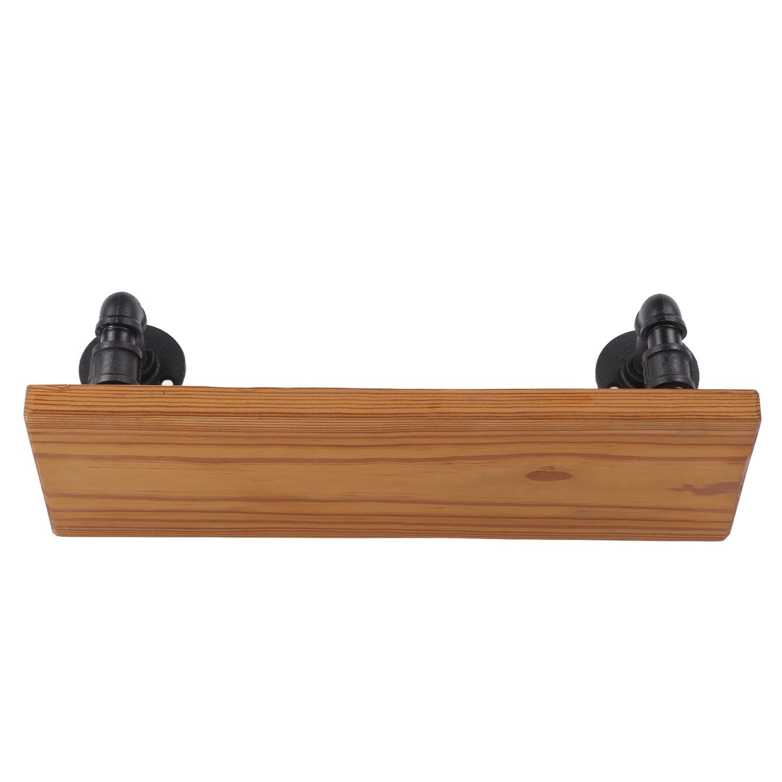 Wall Mounted Shelf Solid Wood Board Wrought Iron Pipe Retro Floating Shelves Wall Shelf for Home Bar Monolayer - Image 6