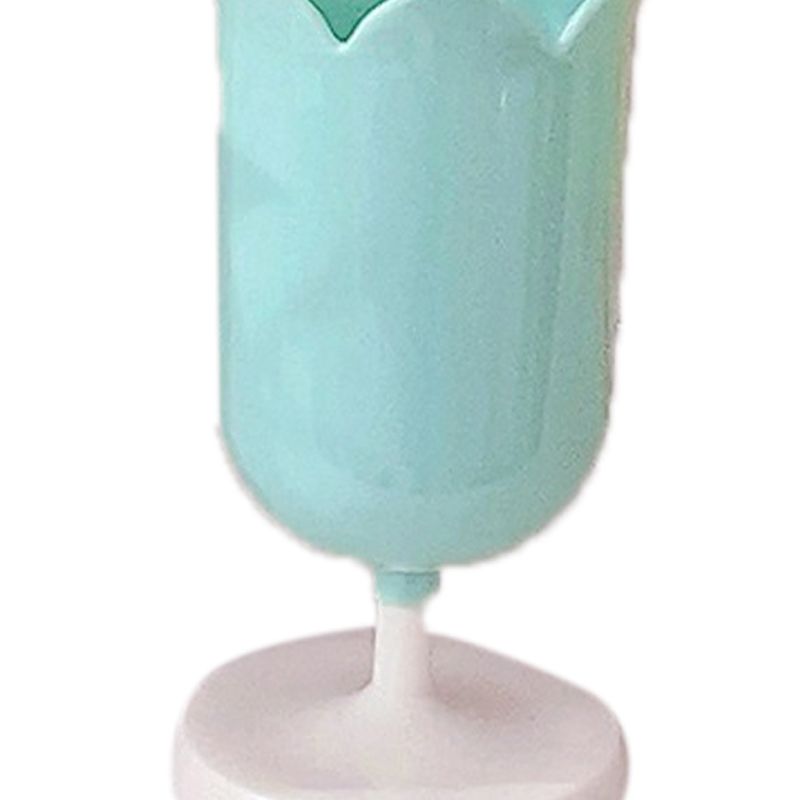 Pen Holder Tulip Shape Innovative Vintage Photo Props Large Capacity Pencil Holder for Office Study Room Home Green - Image 3