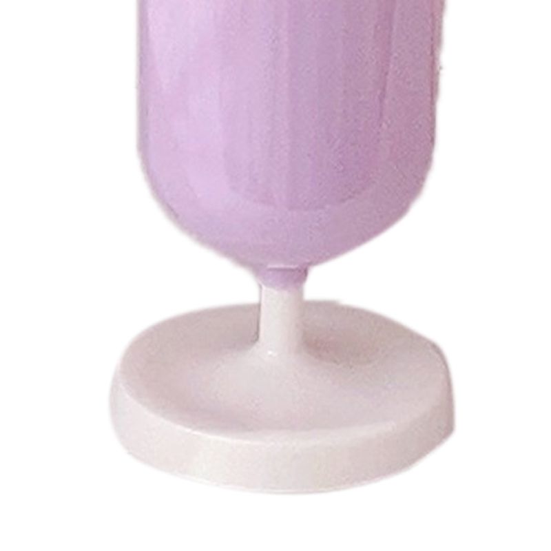 Pen Holder Tulip Shape Innovative Vintage Photo Props Large Capacity Pencil Holder for Office Study Room Home Purple - Image 4