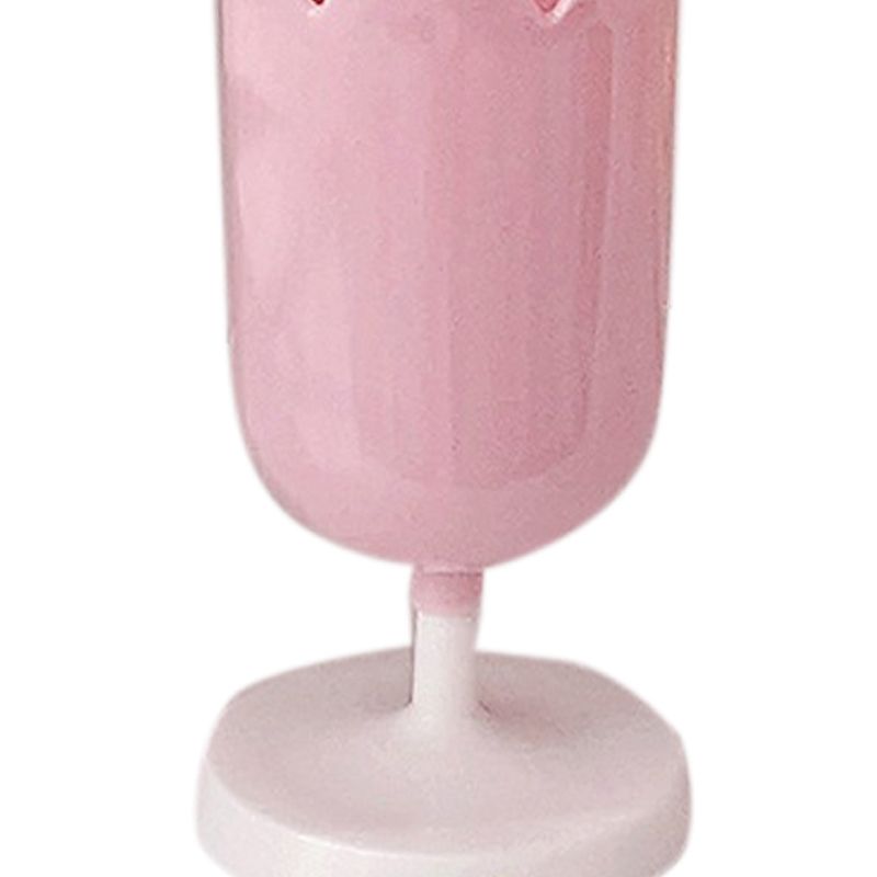 Pen Holder Tulip Shape Innovative Vintage Photo Props Large Capacity Pencil Holder for Office Study Room Home Pink - Image 3