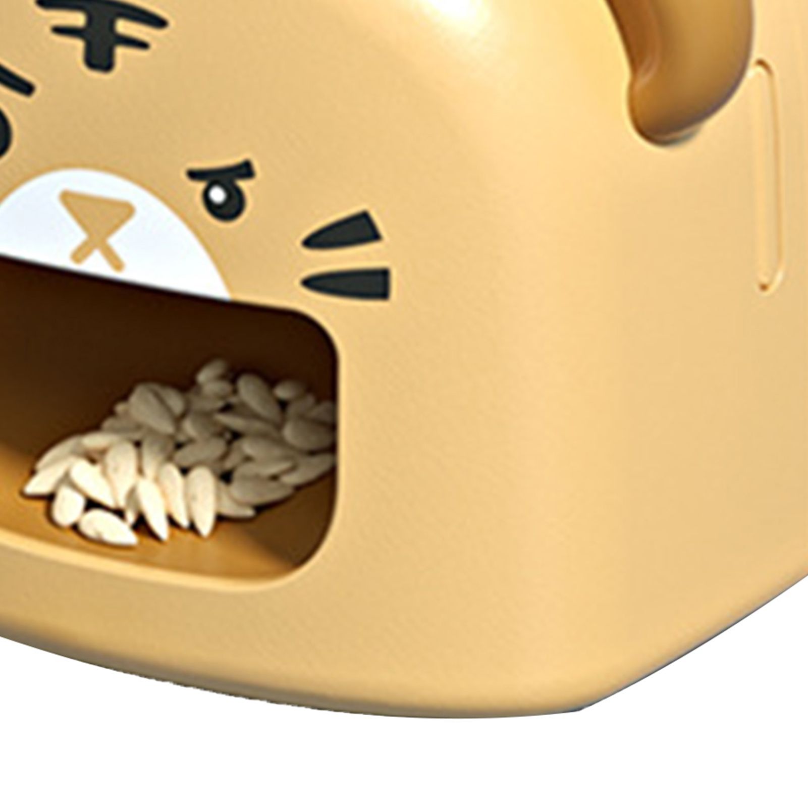 Electric Sunflower Seeds Opener Machine Automatic Sensing Melon Seed Shelling Tool Cute Pet Shaped Melon Seeds Peeler for Kids Yellow - Image 4