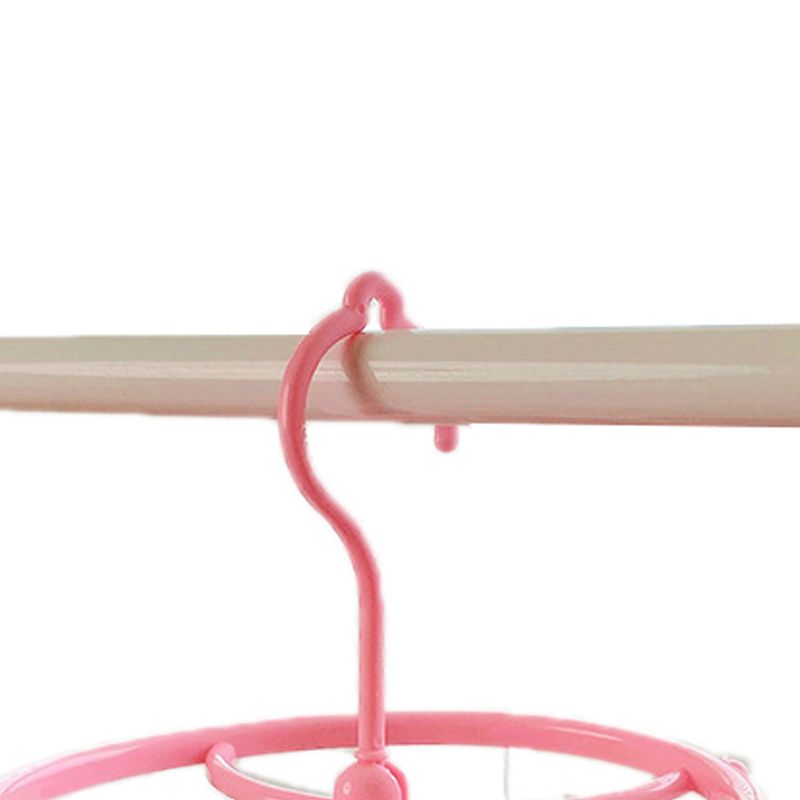 Plastic Hanging Drying Rack Sock Underwear Oversleeve Small Cloth Clip for Home Student Domitory Pink Strawberry - Image 2