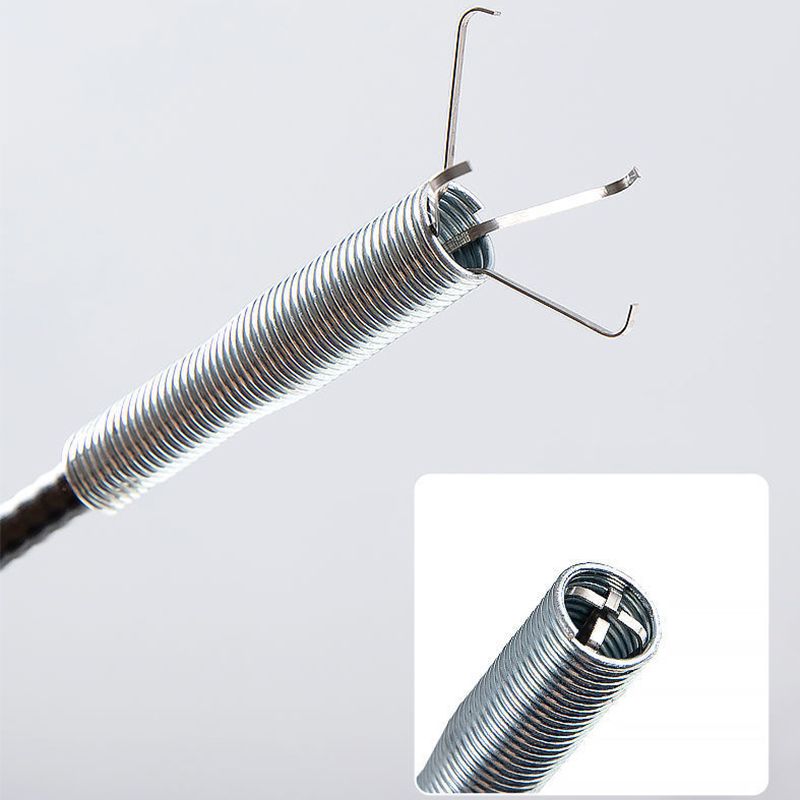 Flexible Sink Grabber Reacher Picker with 4 Claws Sewer Dredging Drain Clog Remove Tool for Home Kitchen Toilet Litter 0.6m/1.97ft - Image 2