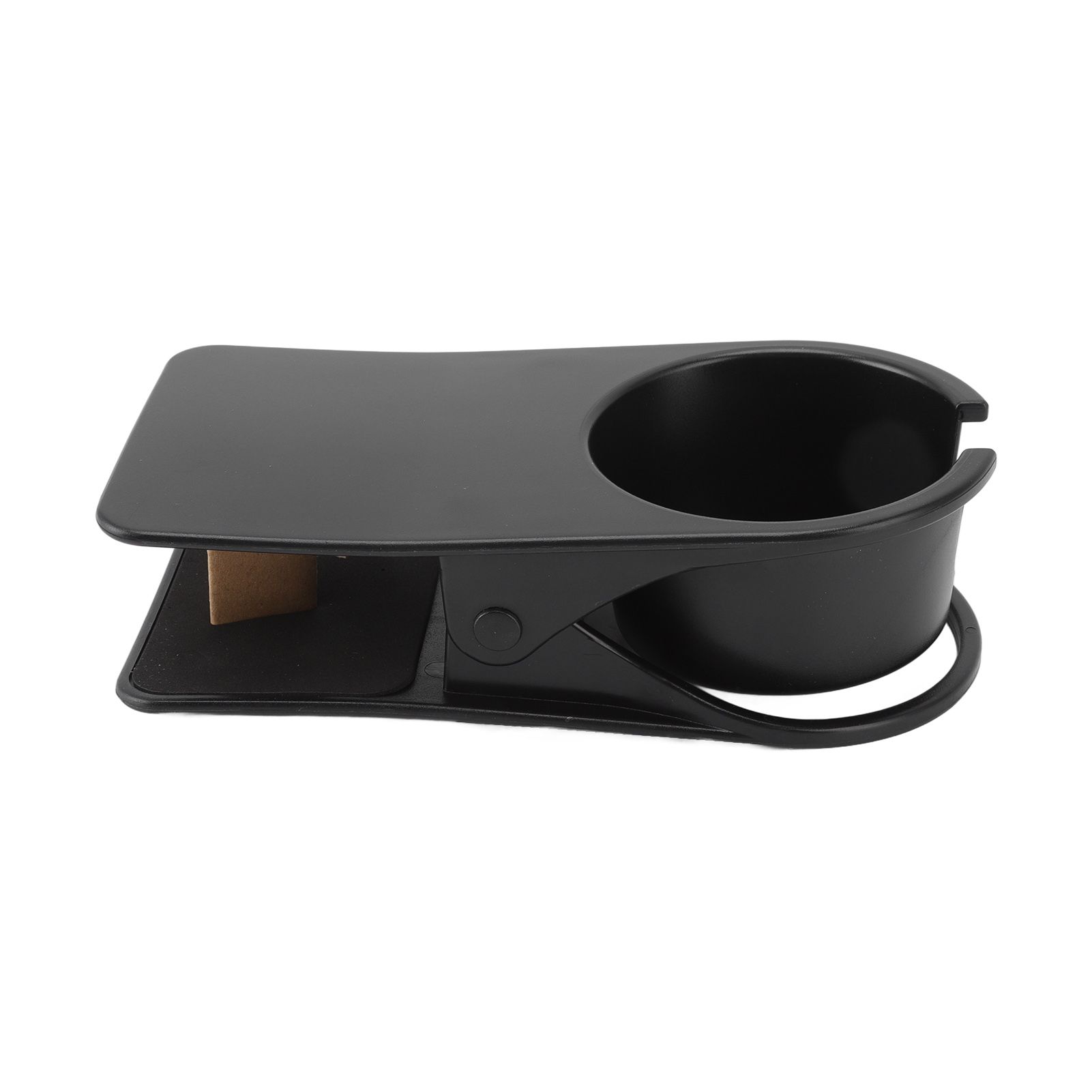 Cup Holder Clip Desk Side Glass Mug Bottle Clamp Stand Plastic for Home Office Storage Black - Image 6
