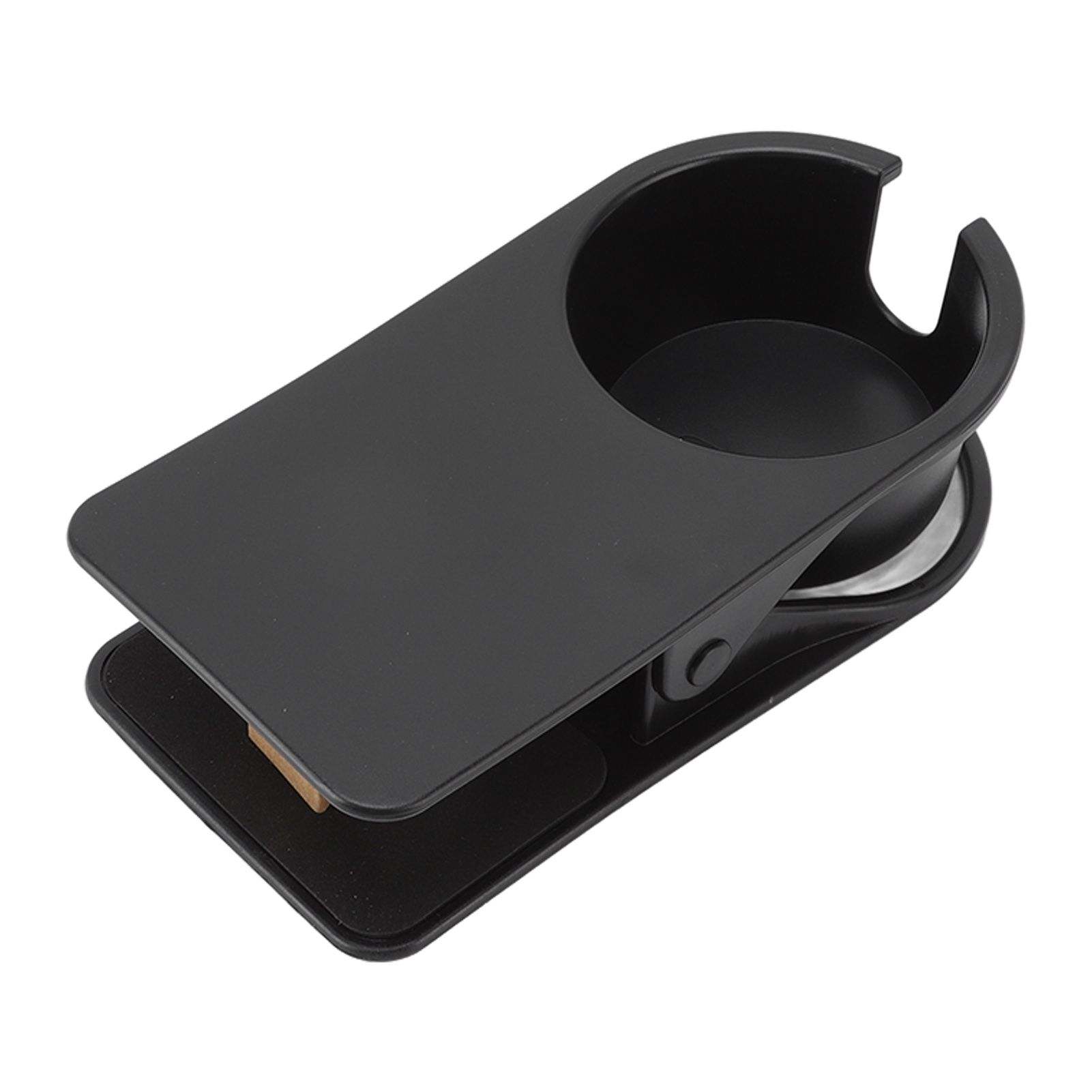 Cup Holder Clip Desk Side Glass Mug Bottle Clamp Stand Plastic for Home Office Storage Black - Image 8