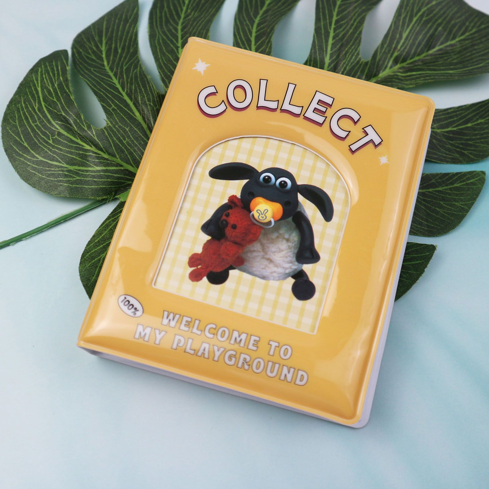 Album PVC Large Capacity Photo Book Pocket Holder Present for Wedding Party Family Yellow - Image 1