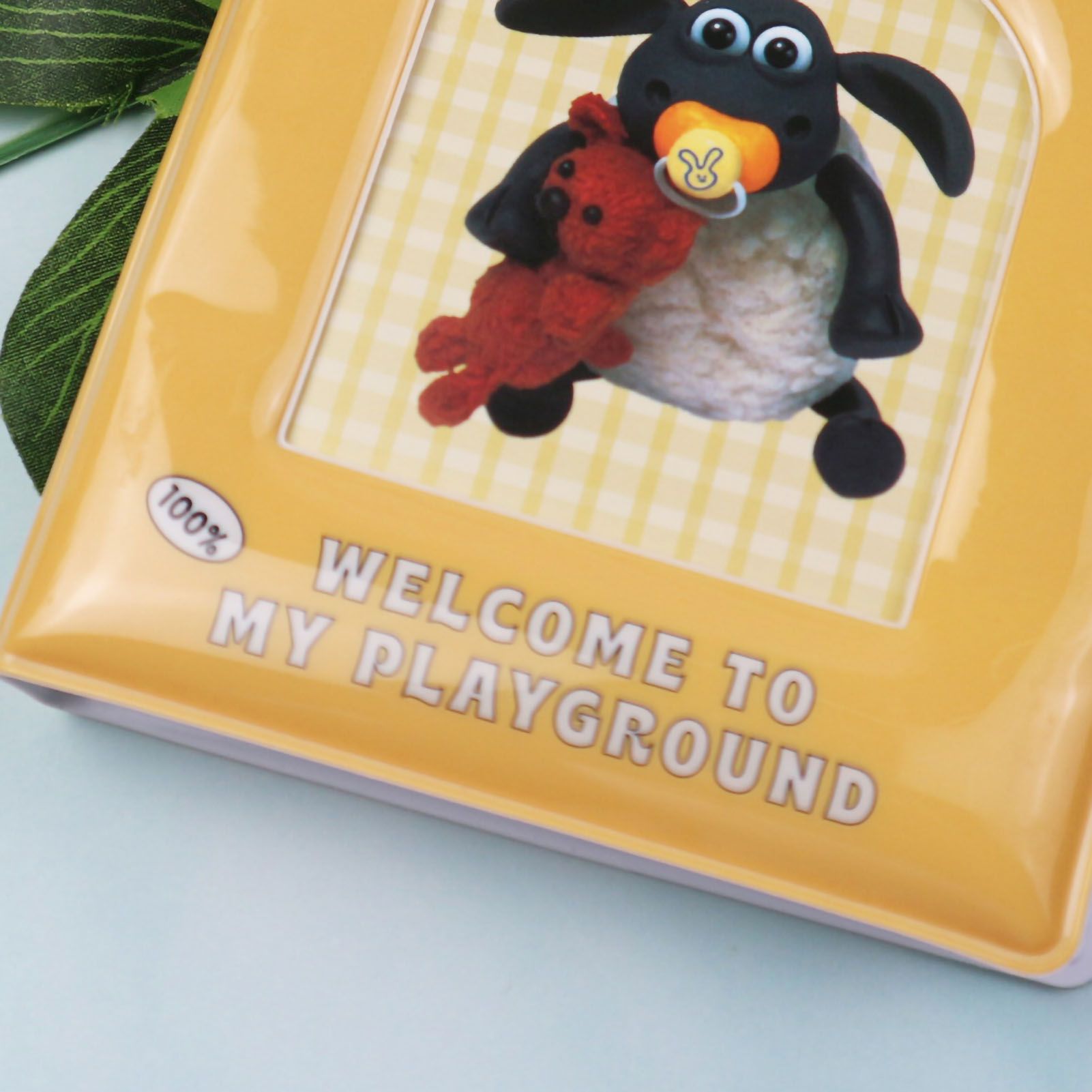Album PVC Large Capacity Photo Book Pocket Holder Present for Wedding Party Family Yellow - Image 3