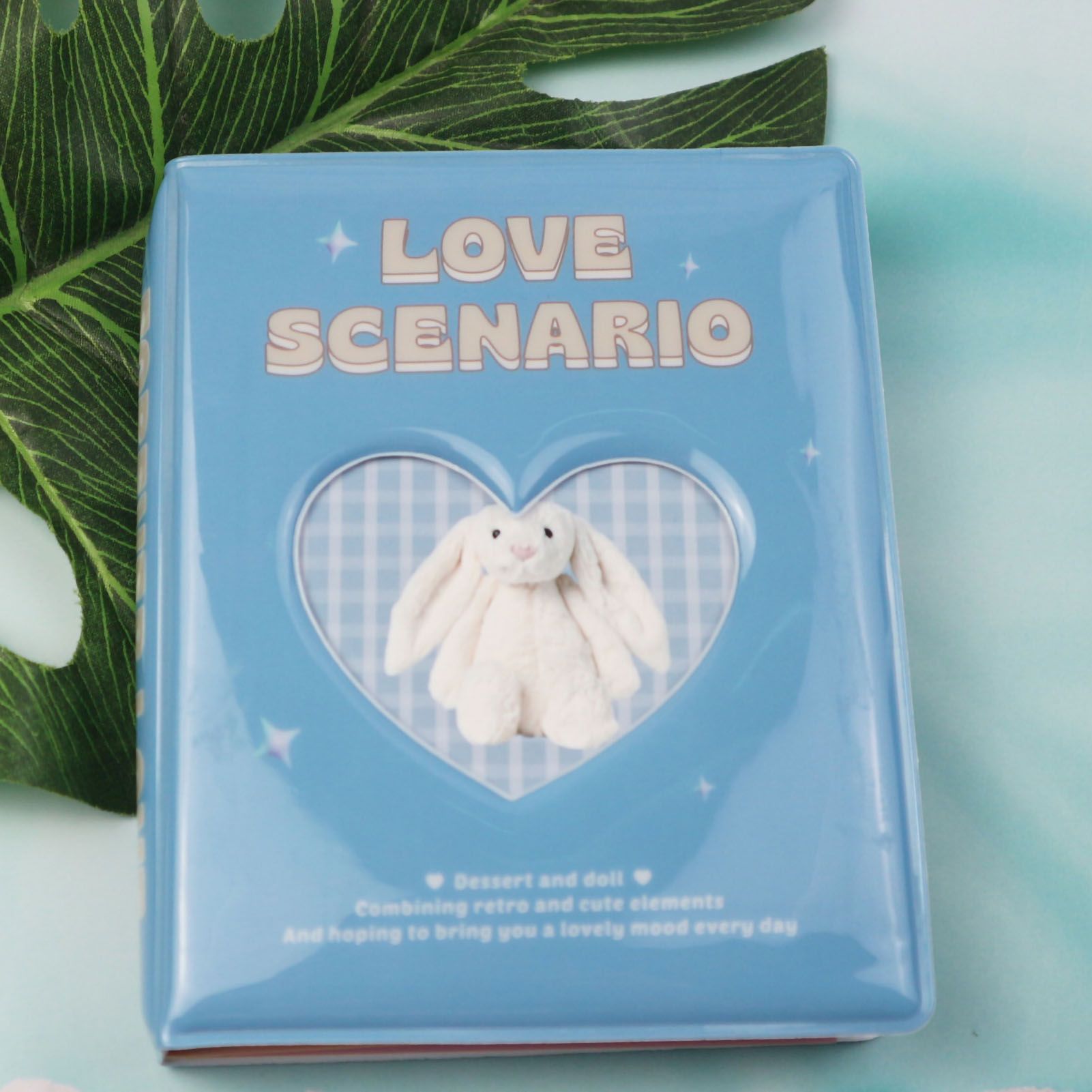 Album PVC Large Capacity Photo Book Pocket Holder Present for Wedding Party Family Blue - Image 5