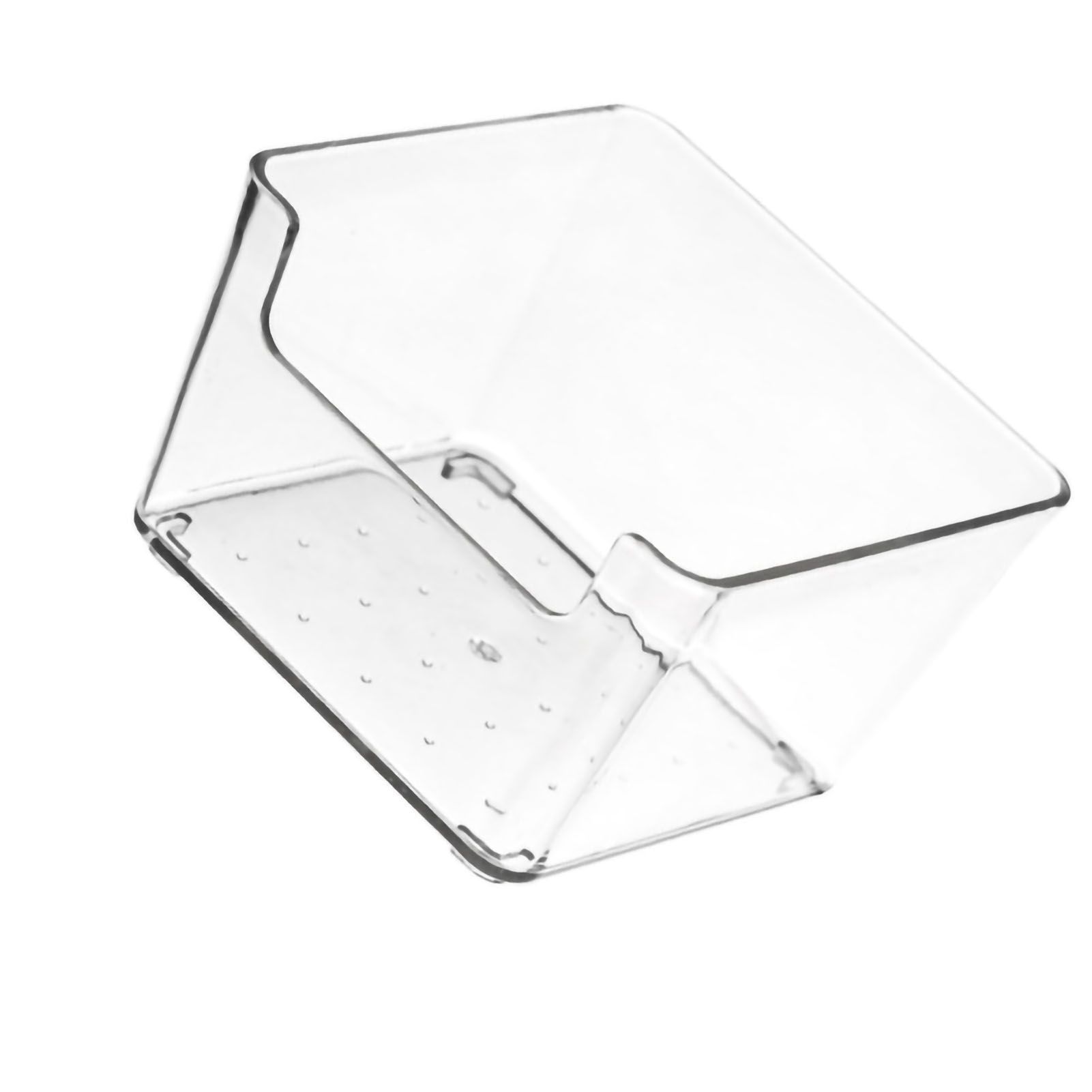Drawer Storage Trays Durable Transparent Plastic Drawer Storage Divid Box for Kitchen Small Square Box - Image 4