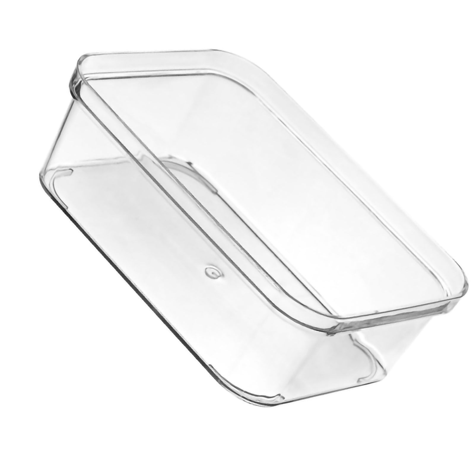 Drawer Storage Trays Durable Transparent Plastic Drawer Storage Divid Box for Kitchen Medium Square Box - Image 2