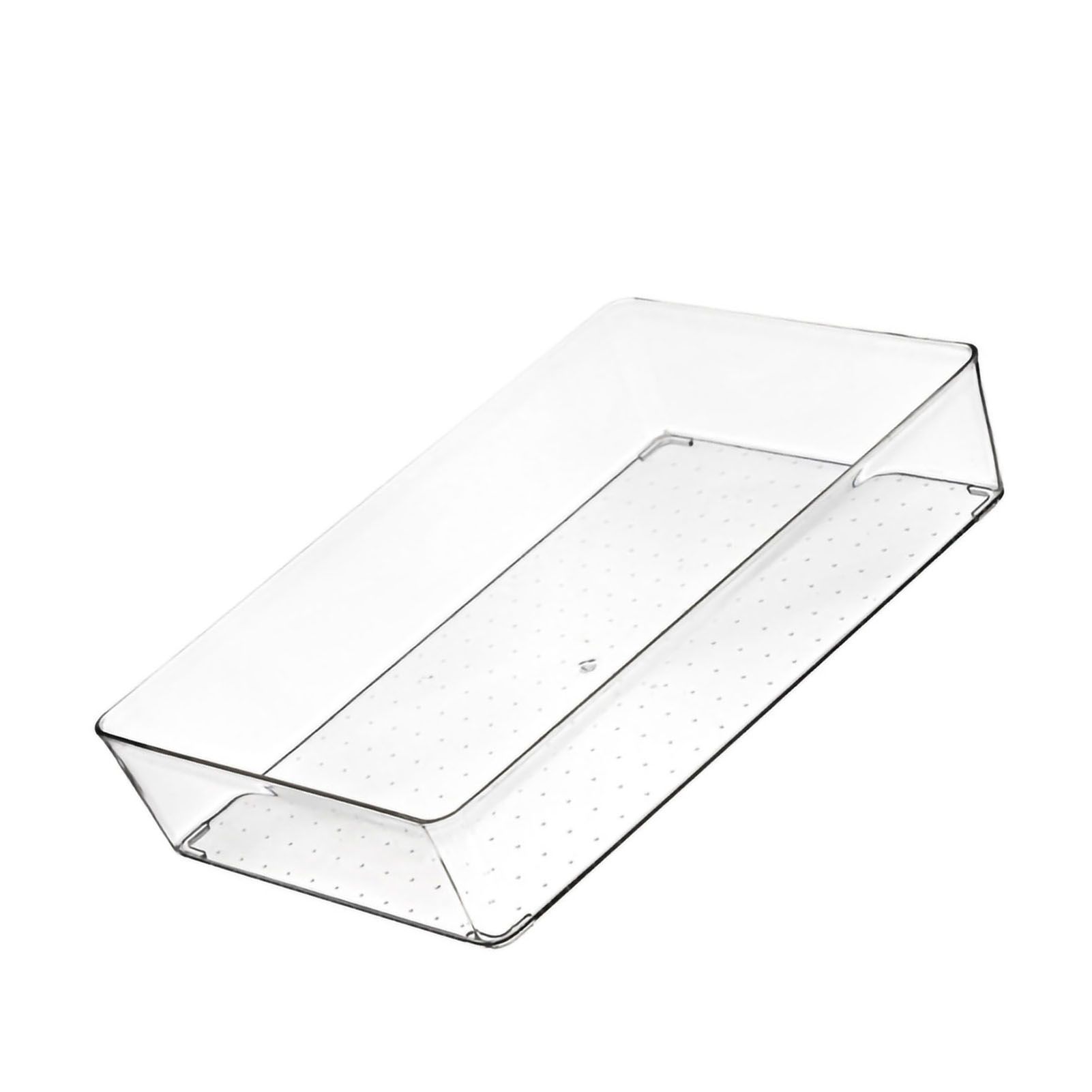 Drawer Storage Trays Durable Transparent Plastic Drawer Storage Divid Box for Kitchen Large Square Box - Image 2