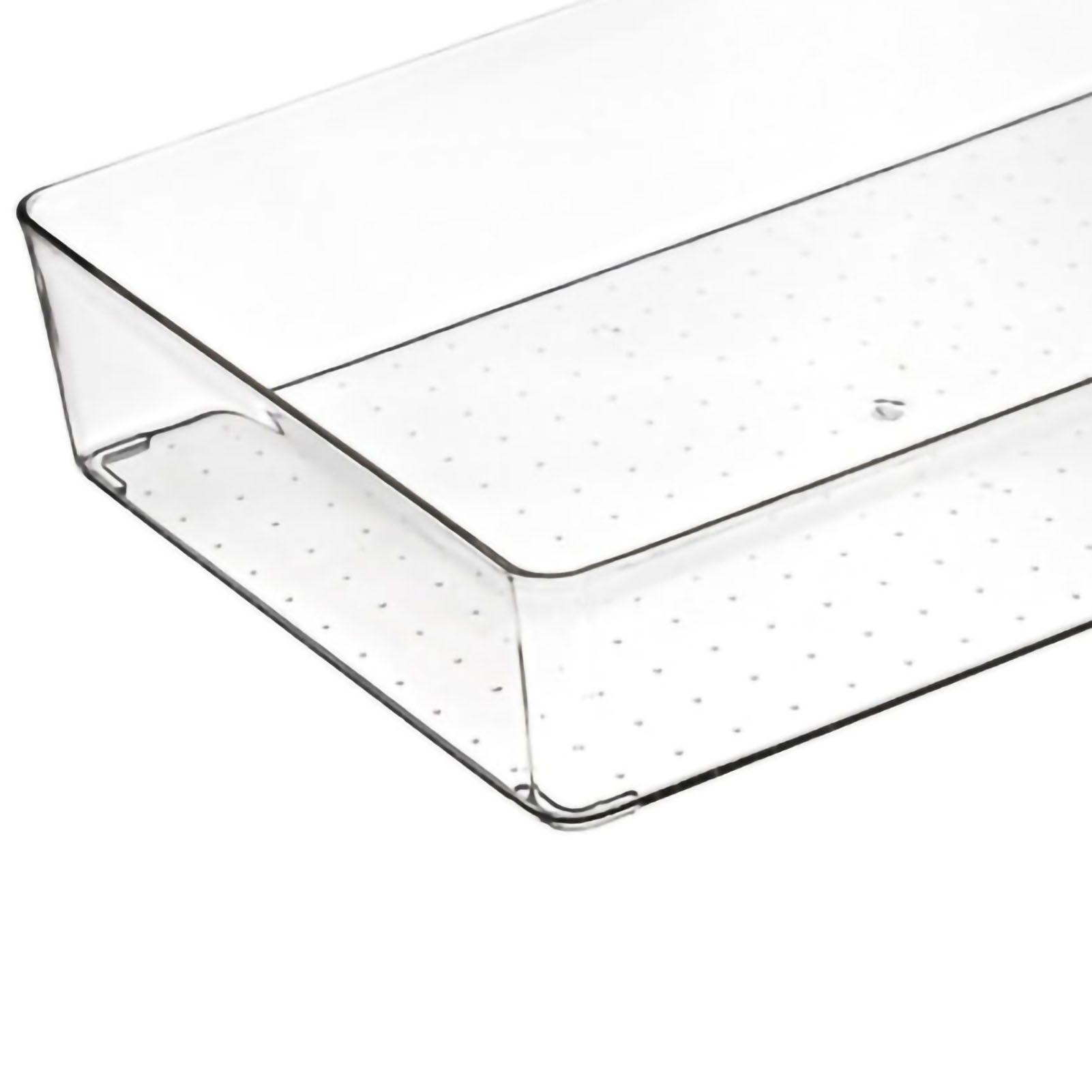 Drawer Storage Trays Durable Transparent Plastic Drawer Storage Divid Box for Kitchen Large Square Box - Image 5