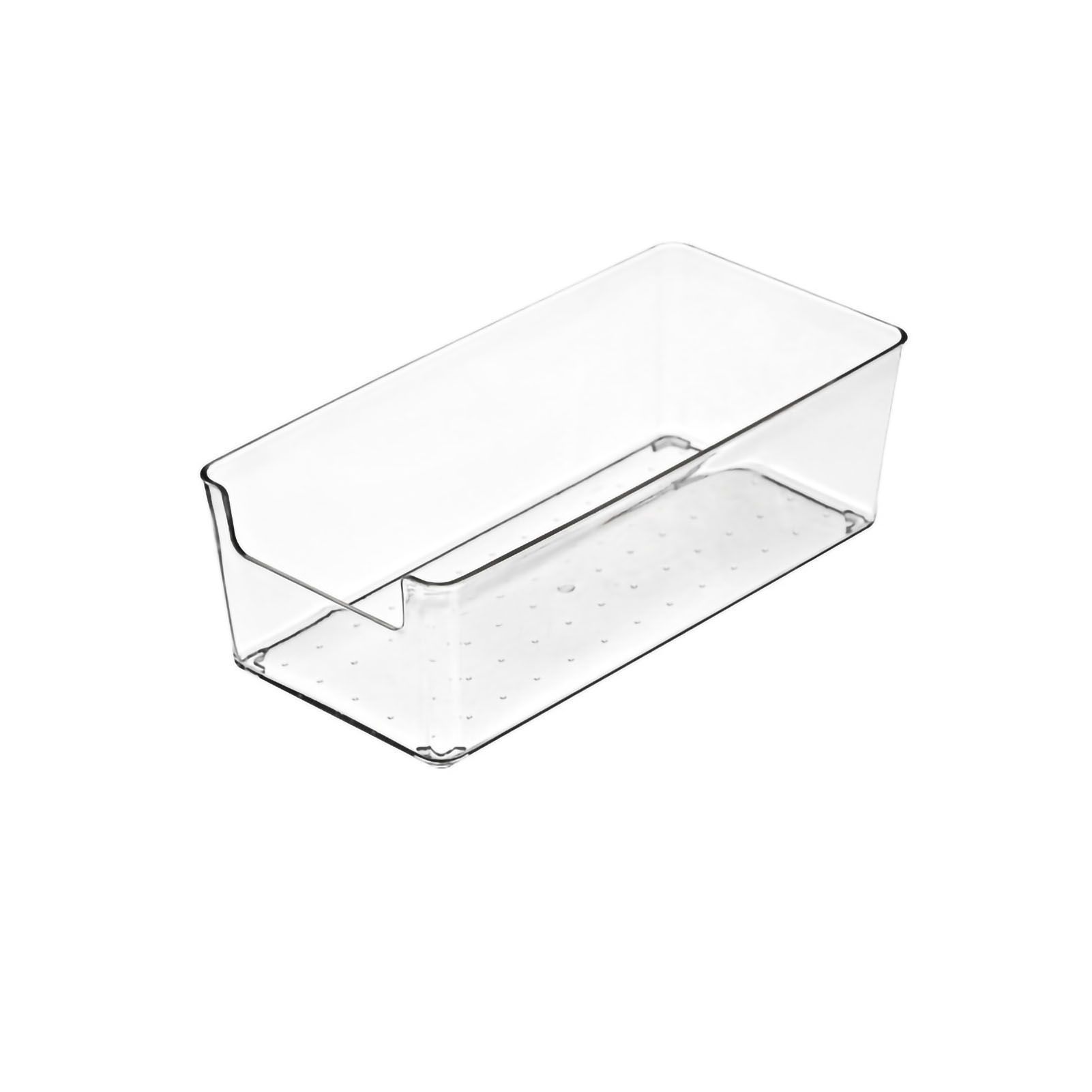 Drawer Storage Trays Durable Transparent Plastic Drawer Storage Divid Box for Kitchen Small Rectangle Box - Image 1