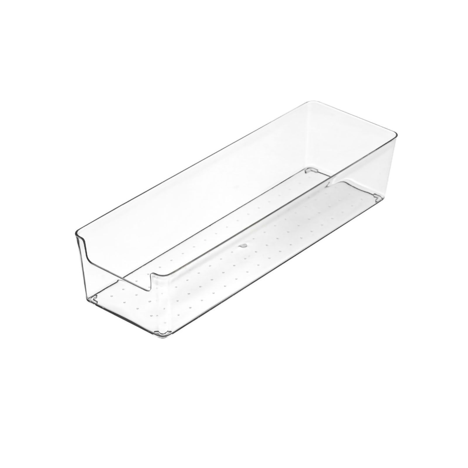 Drawer Storage Trays Durable Transparent Plastic Drawer Storage Divid Box for Kitchen Large Rectangle Box - Image 1