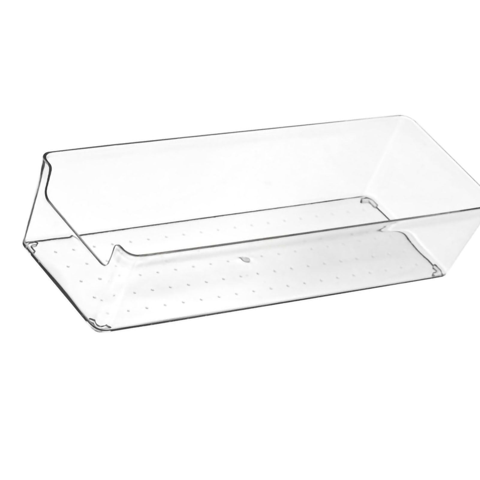Drawer Storage Trays Durable Transparent Plastic Drawer Storage Divid Box for Kitchen Large Rectangle Box - Image 4