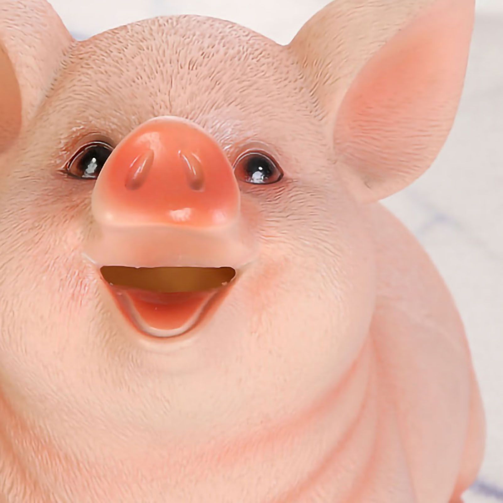 Piggy Bank Cute Pig Appearance Environmentally Friendly Resin Cartoon Piggy Bank Coin Bank Large Pig 21x16x16cm - Image 5