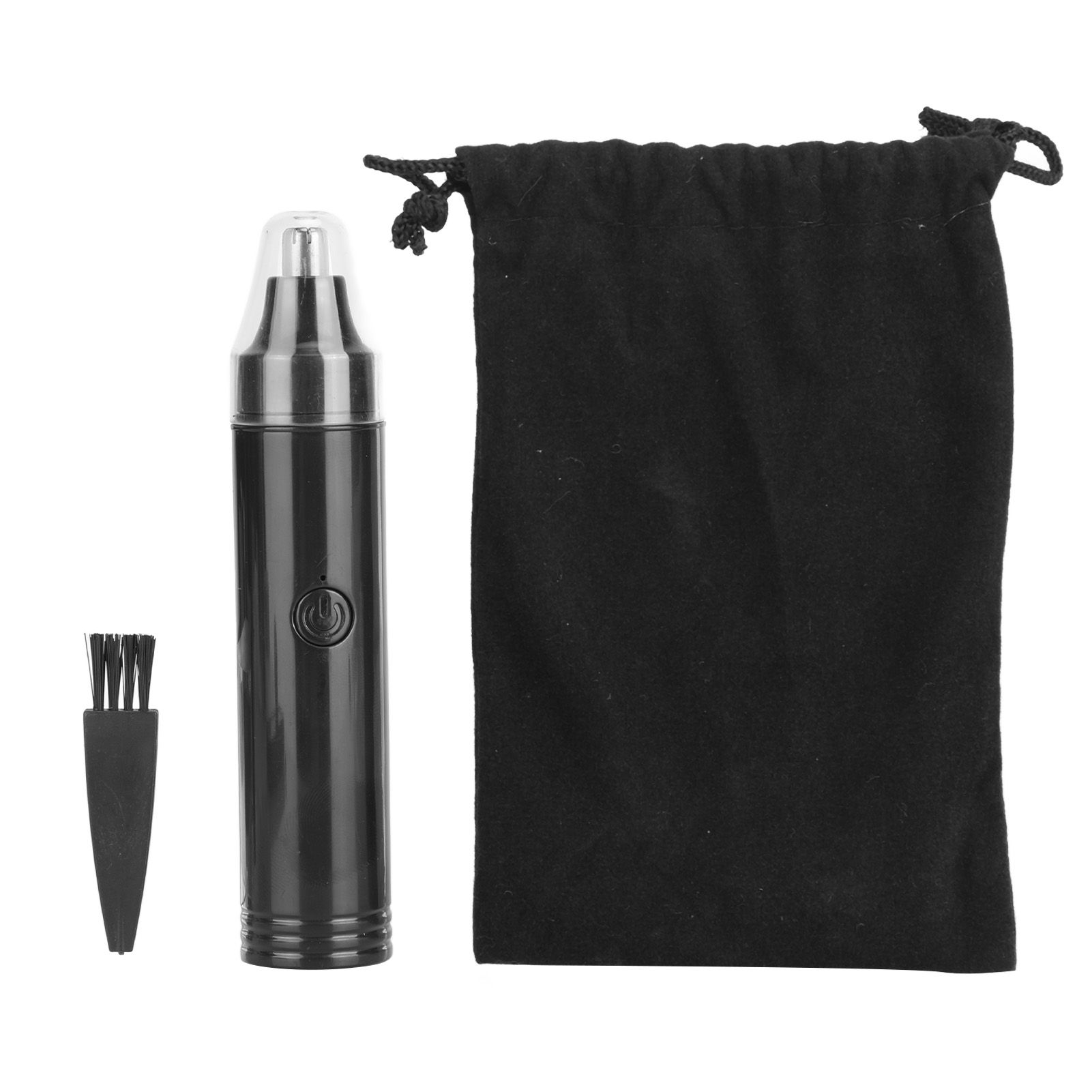 Nose Trimmer Rechargeable Wireless Full Automatic Built in Lithium Battery Nose Hair Shaver Black for Men - Image 1