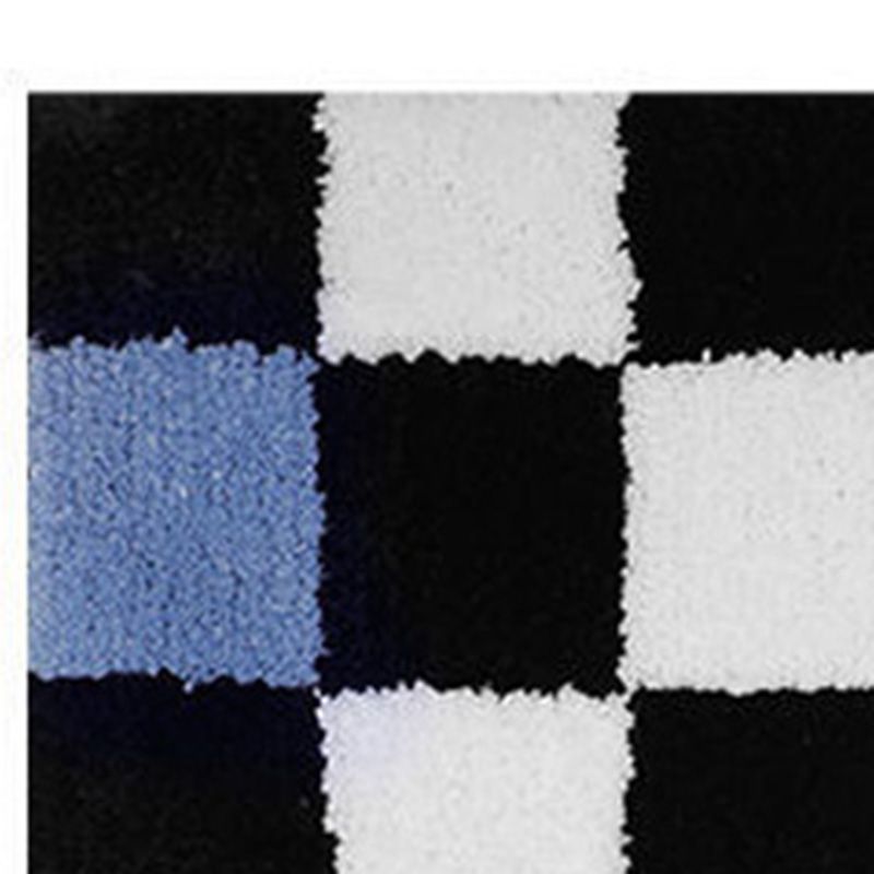 Checkered Doormat Anti Skid Black White Grid Cute Door Mat for Bathrooms Kitchens Living Rooms Morning Glory 40x60 - Image 5