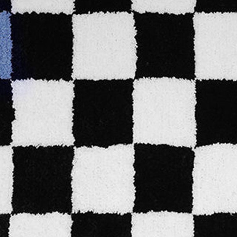 Checkered Doormat Anti Skid Black White Grid Cute Door Mat for Bathrooms Kitchens Living Rooms Morning Glory 40x60 - Image 7