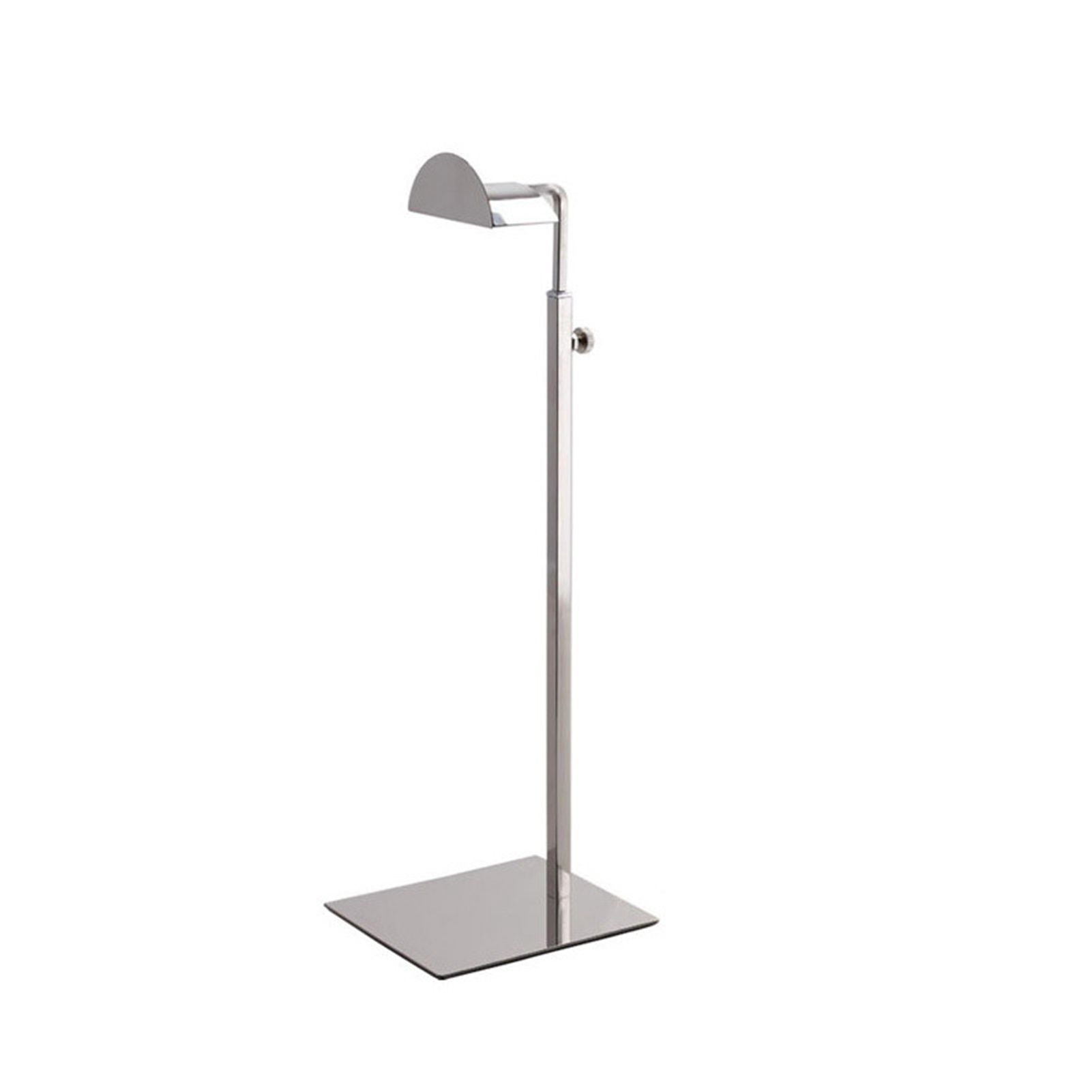 Handbag Display Stand Stainless Steel Height Adjustable Single Hook Purse Metal Holder Stand Type 1 - Image 1