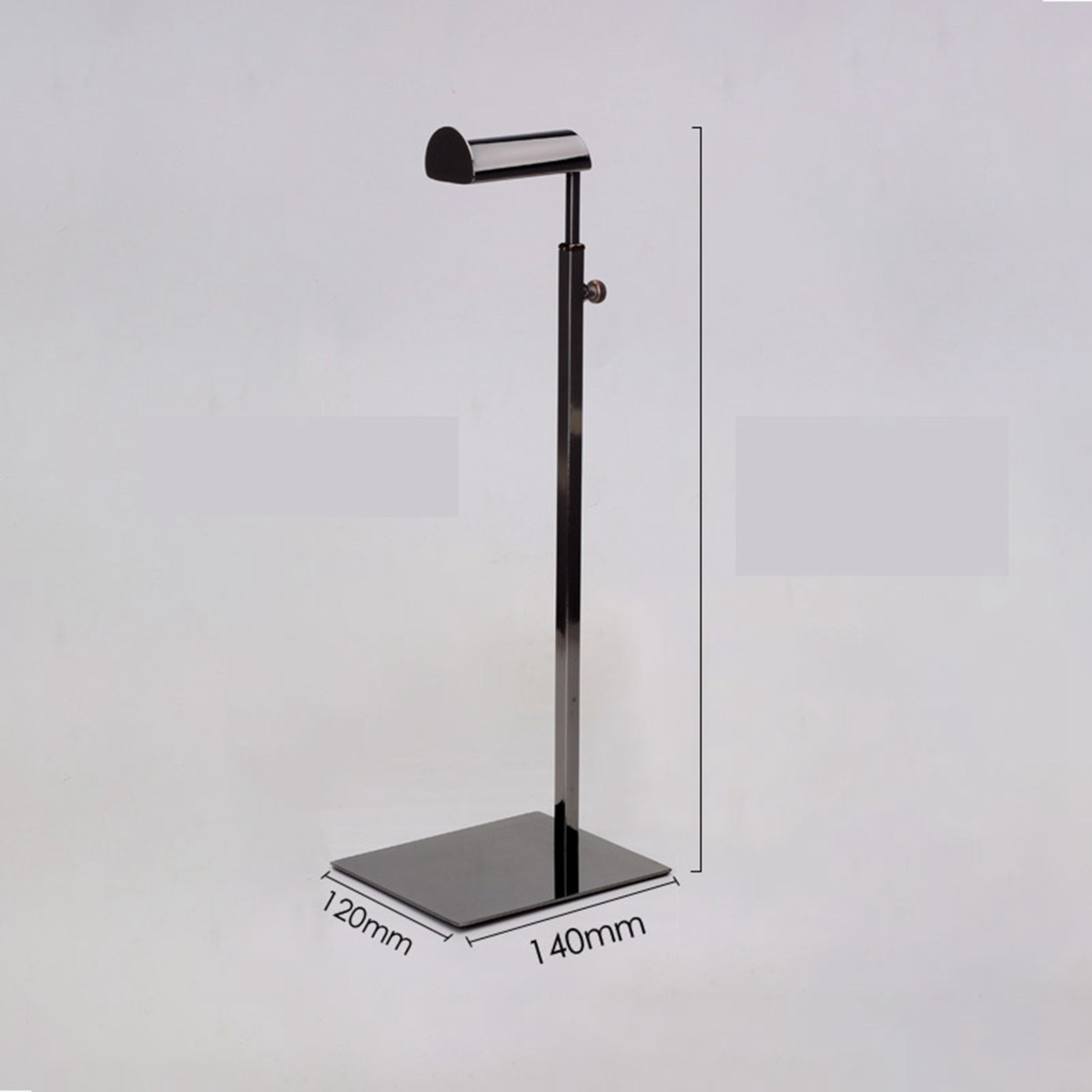 Handbag Display Stand Stainless Steel Height Adjustable Single Hook Purse Metal Holder Stand Type 3 - Image 5