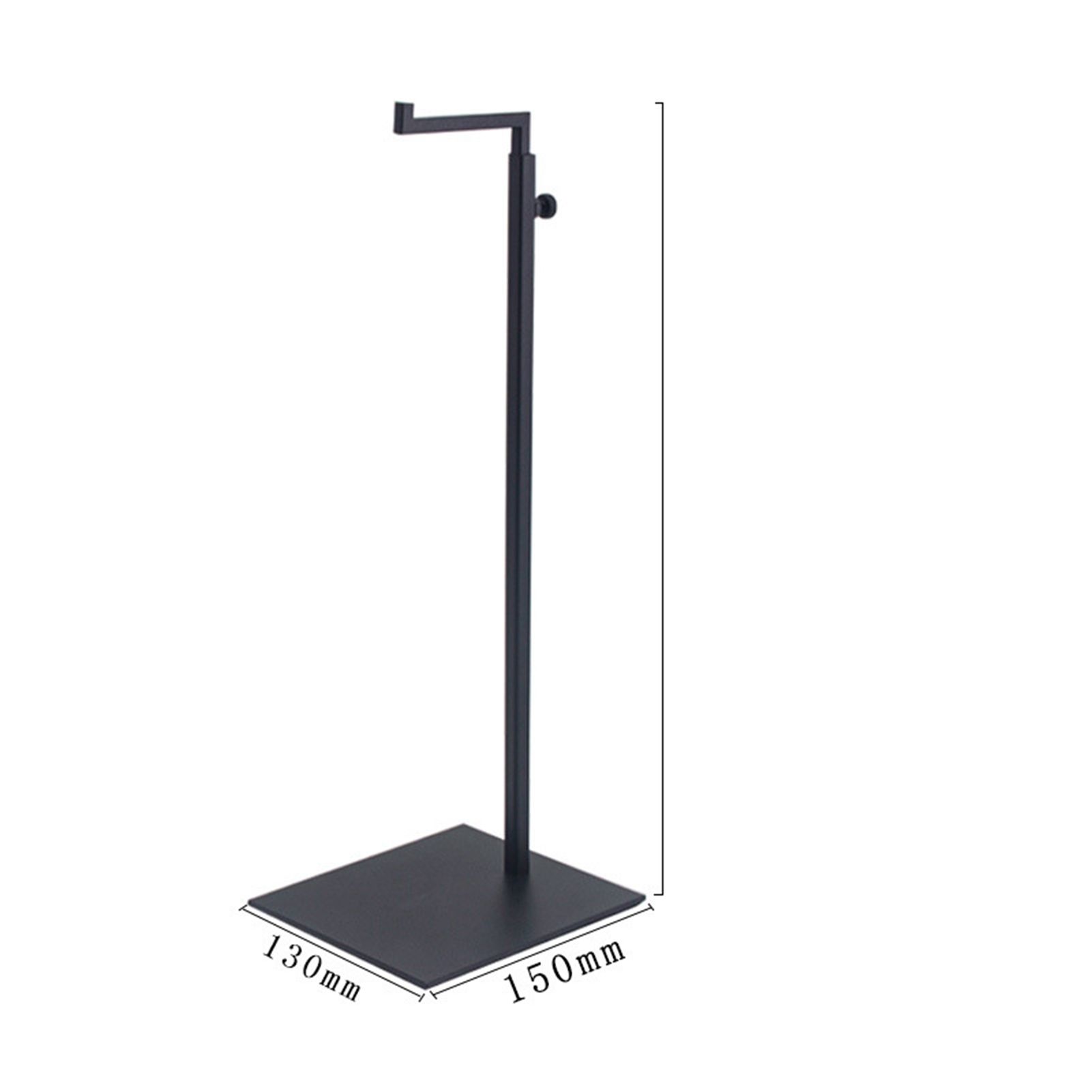 Handbag Display Stand Stainless Steel Height Adjustable Single Hook Purse Metal Holder Stand Type 4 - Image 5