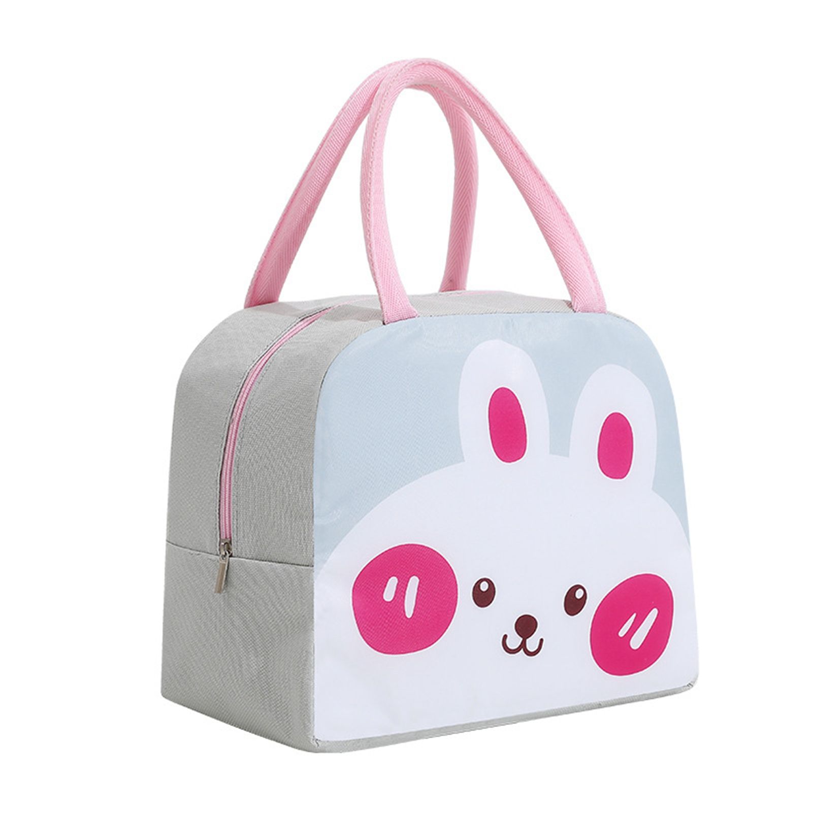 Thermal Bag Cartoon Large Capacity Heat Preservation Cute Lunch Bag for Children Bunny - Image 1