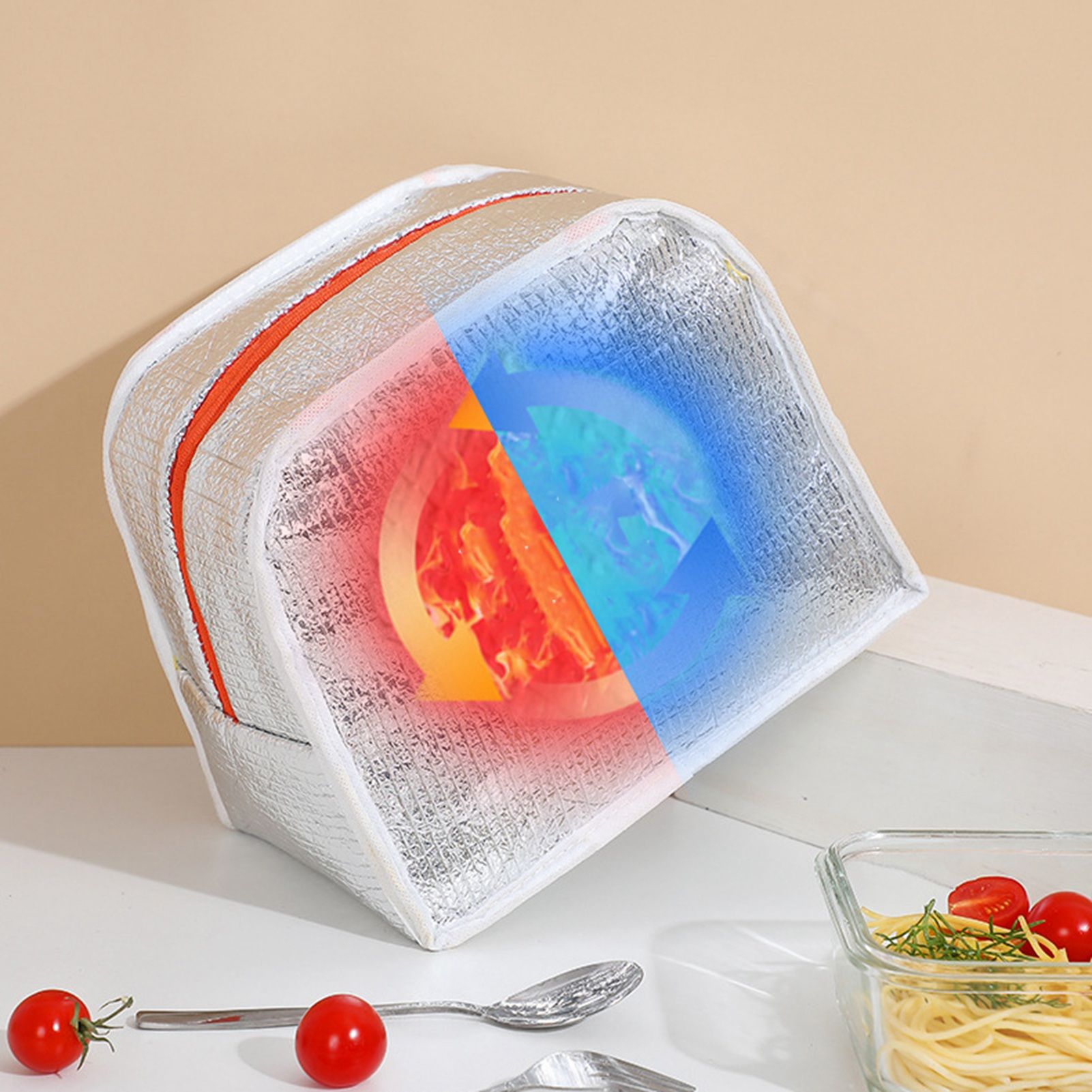 Thermal Bag Cartoon Large Capacity Heat Preservation Cute Lunch Bag for Children Bunny - Image 3