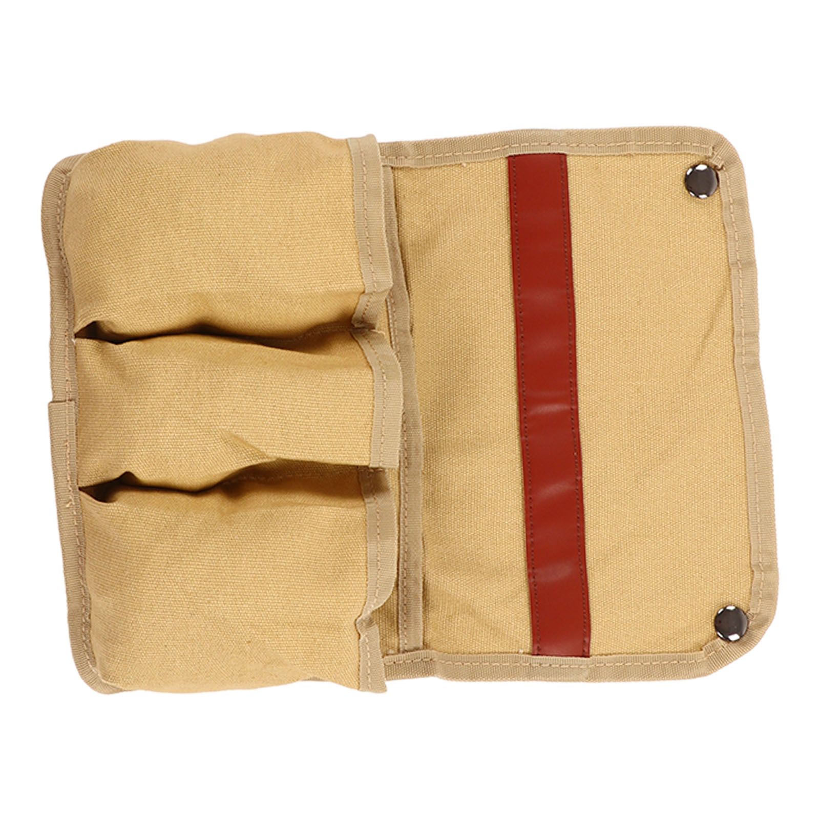 Chair Side Organizer Multifunctional Storage Bag Chair Side Bag for Camping Beach Khaki - Image 2