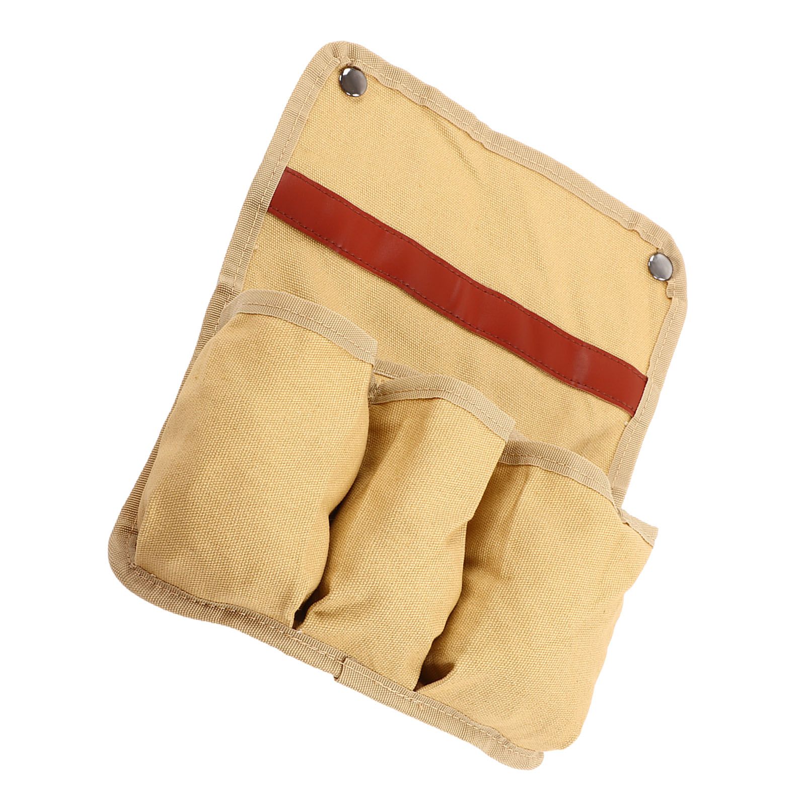 Chair Side Organizer Multifunctional Storage Bag Chair Side Bag for Camping Beach Khaki - Image 3