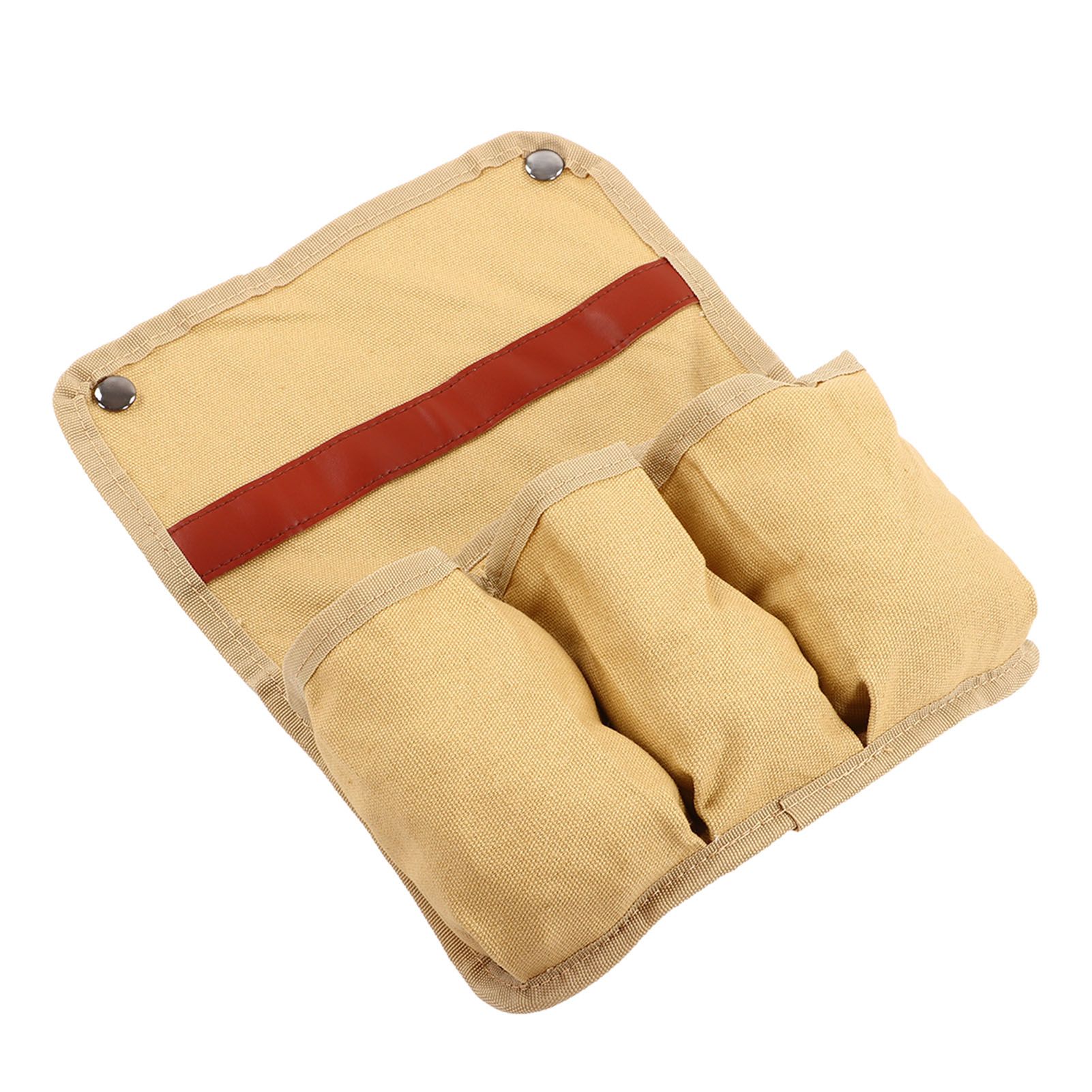 Chair Side Organizer Multifunctional Storage Bag Chair Side Bag for Camping Beach Khaki - Image 4